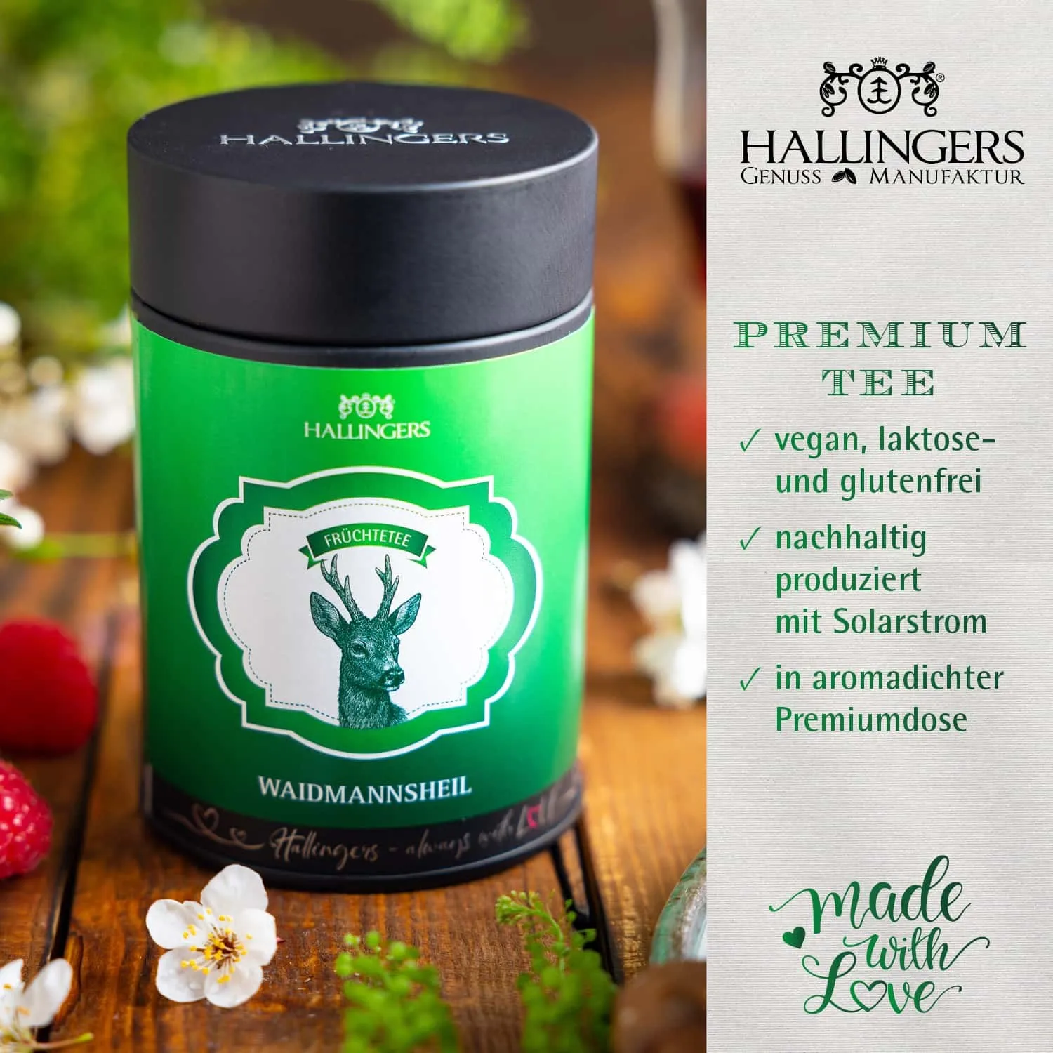 FRÜCHTETEE IN DER GESCHENK-DOSE - Loser Früchte-Tee mit fruchtigem Aroma, stilvoll verpackt in einer hochwertigen Geschenk-Dose. Die besondere Geschenkidee für Teeliebhaber, Genießer & entspannte Genussmomente