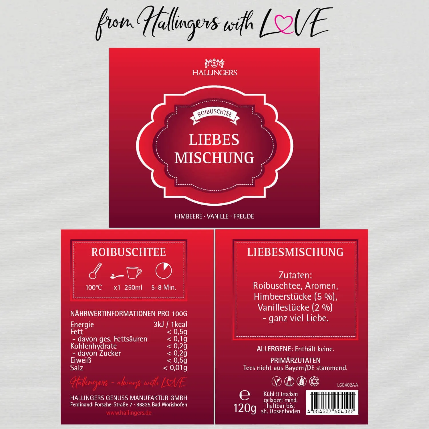 Liebesmischung (Roibuschtee)