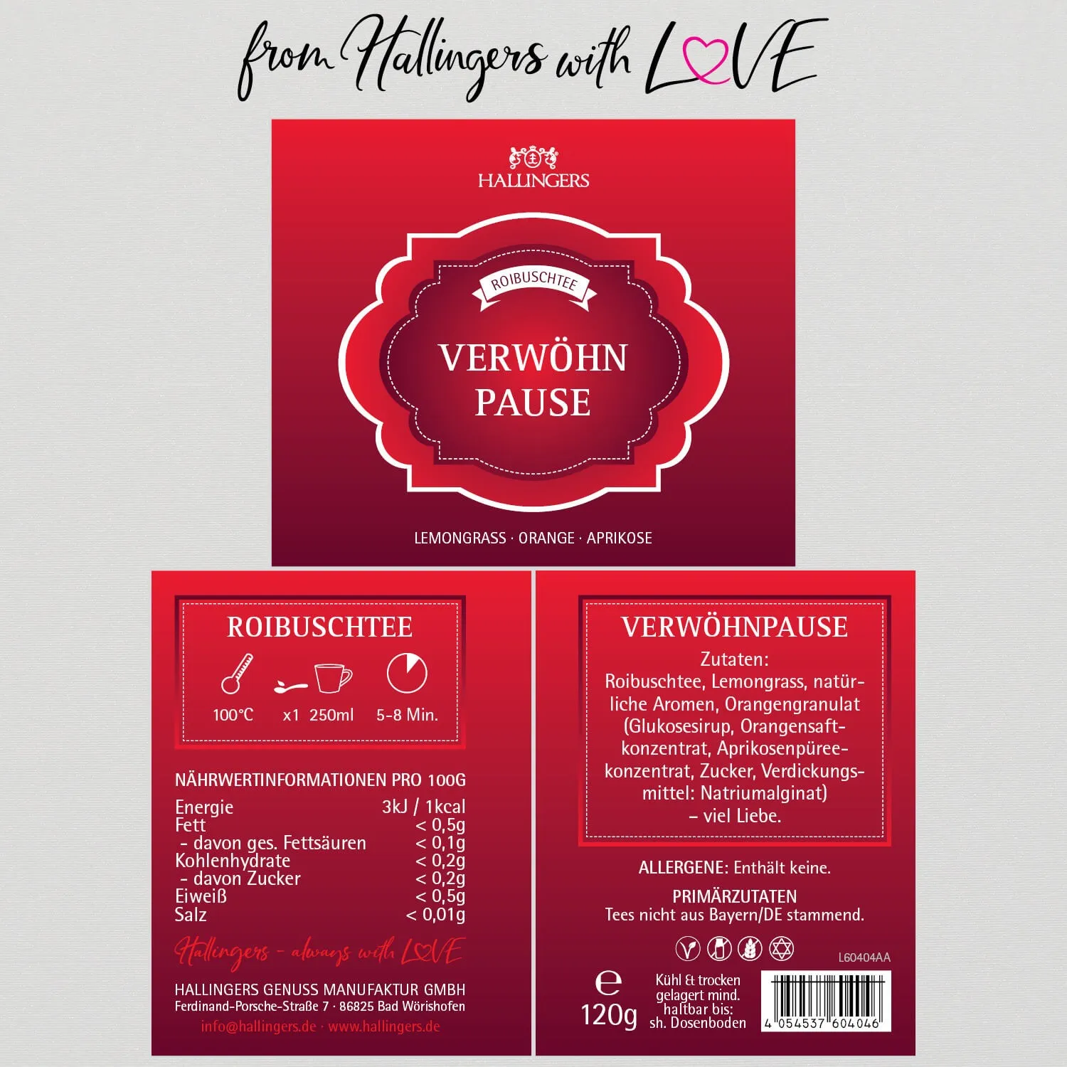 Verwöhnpause (Roibuschtee)