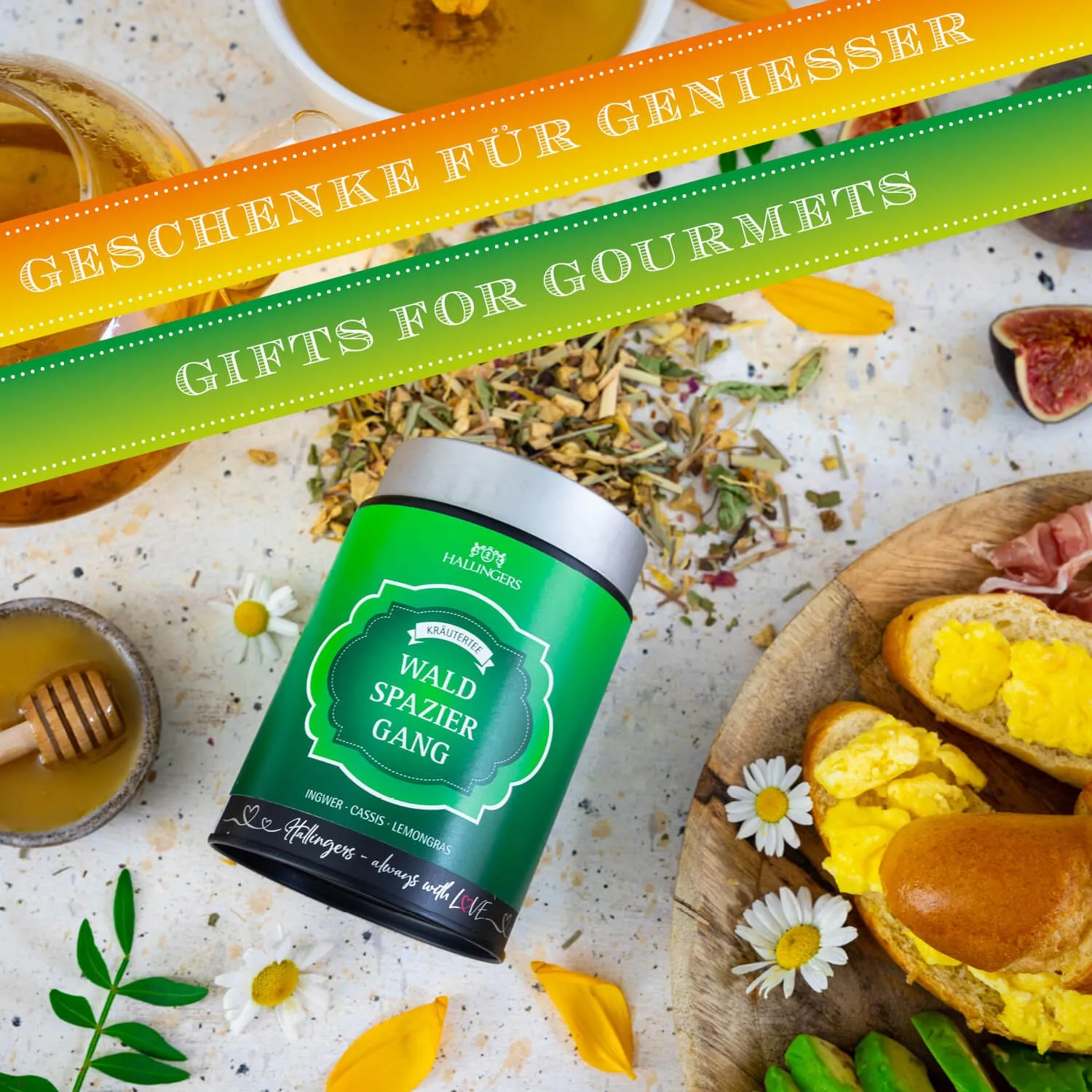 Ingwer · Cassis · Lemongras\nZubereitung: 100°C, 6-10 Min., 2 TL