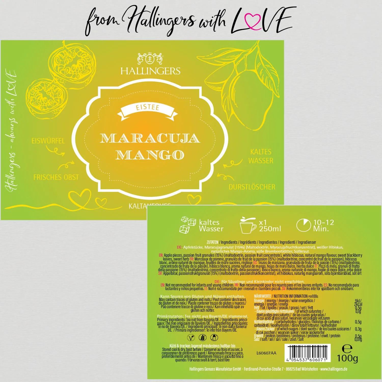 Maracuja-Mango (Früchtetee, ColdBrew)