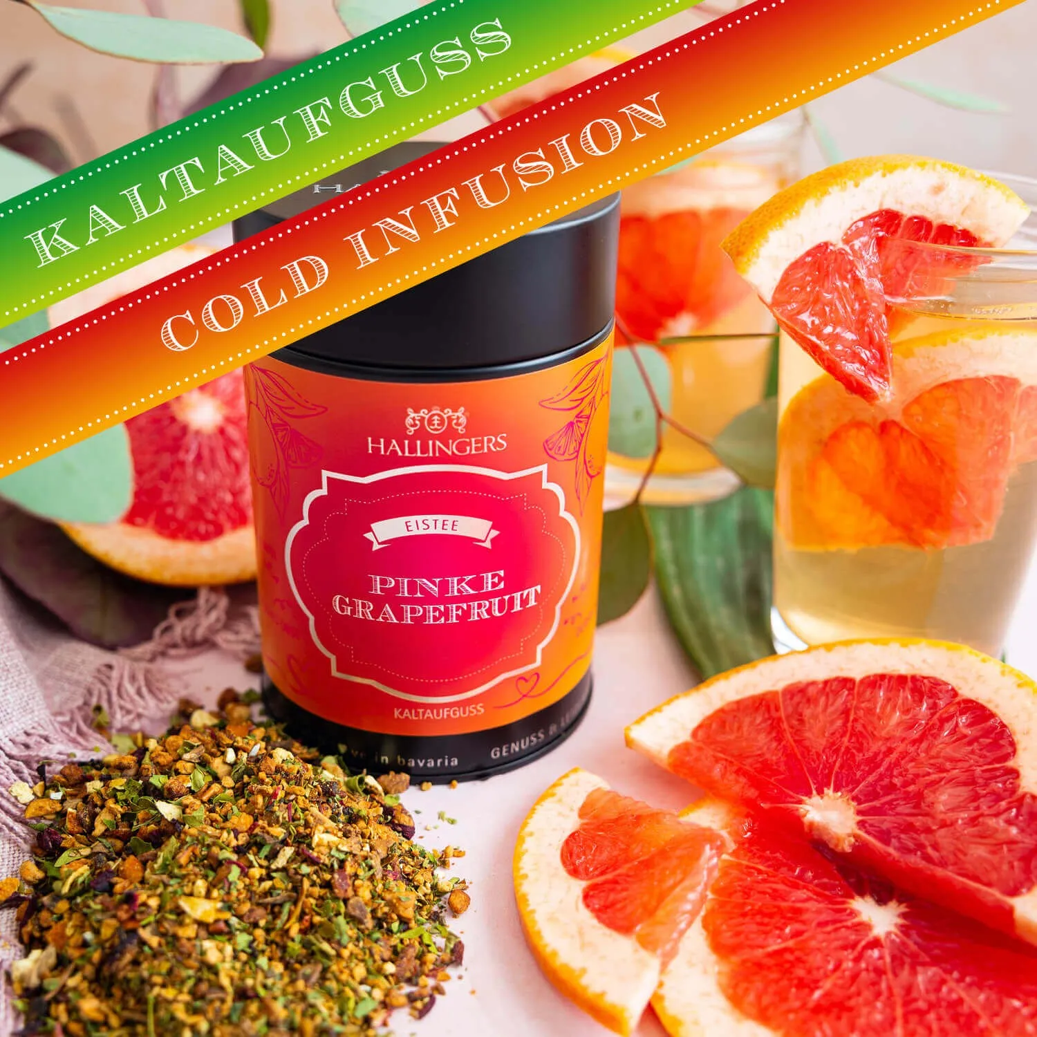 Überrasche Deine Liebsten mit perfekten Geschenken von Hallingers. Oder genieße selbst das Leben mit einer täglichen Tasse Hallingers Tee.