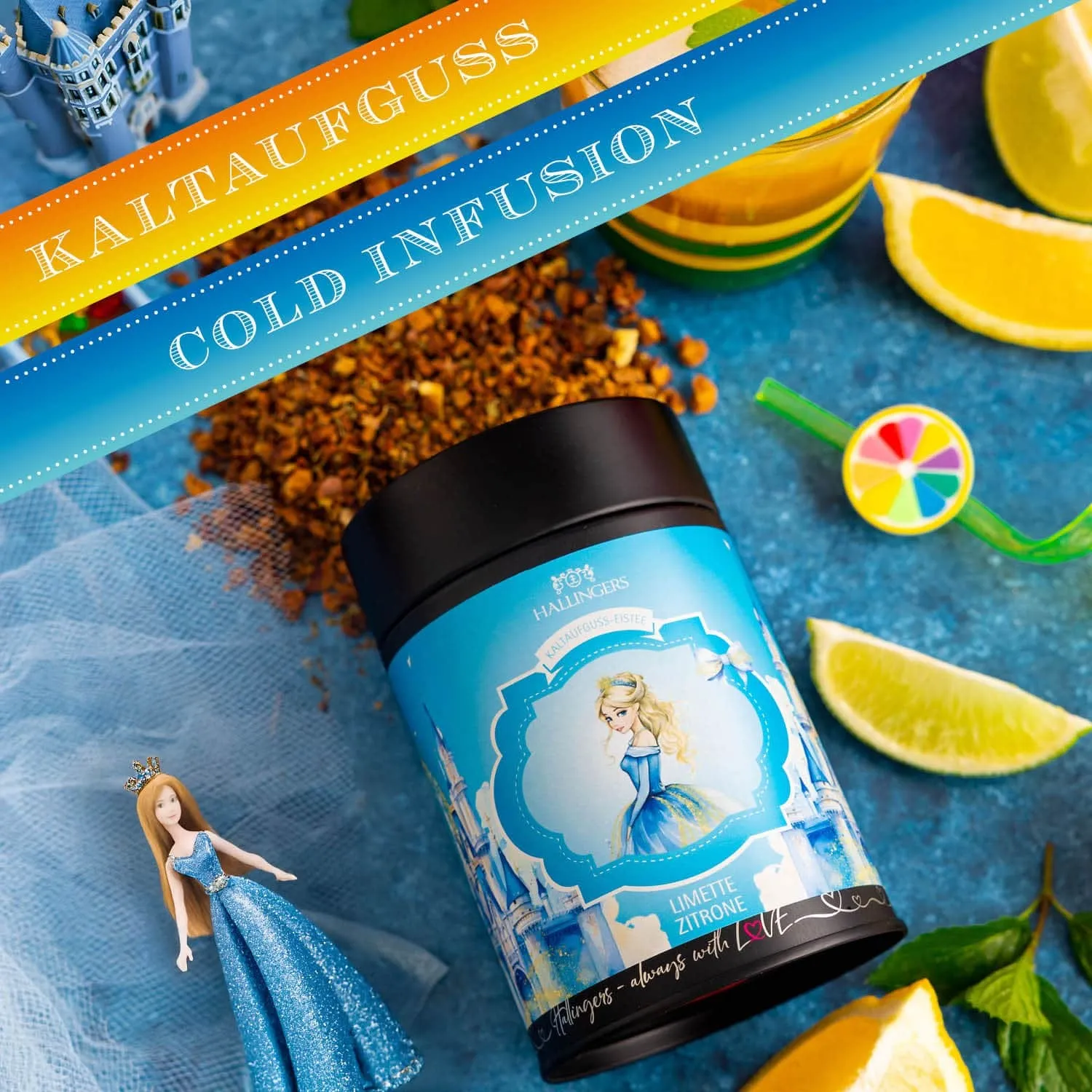 Unser Tipp: Schmeckt hervorragend mit frischen Minzblättern oder Eiswürfeln! Mit Liebe von Hand in Oberbayern verpackt!