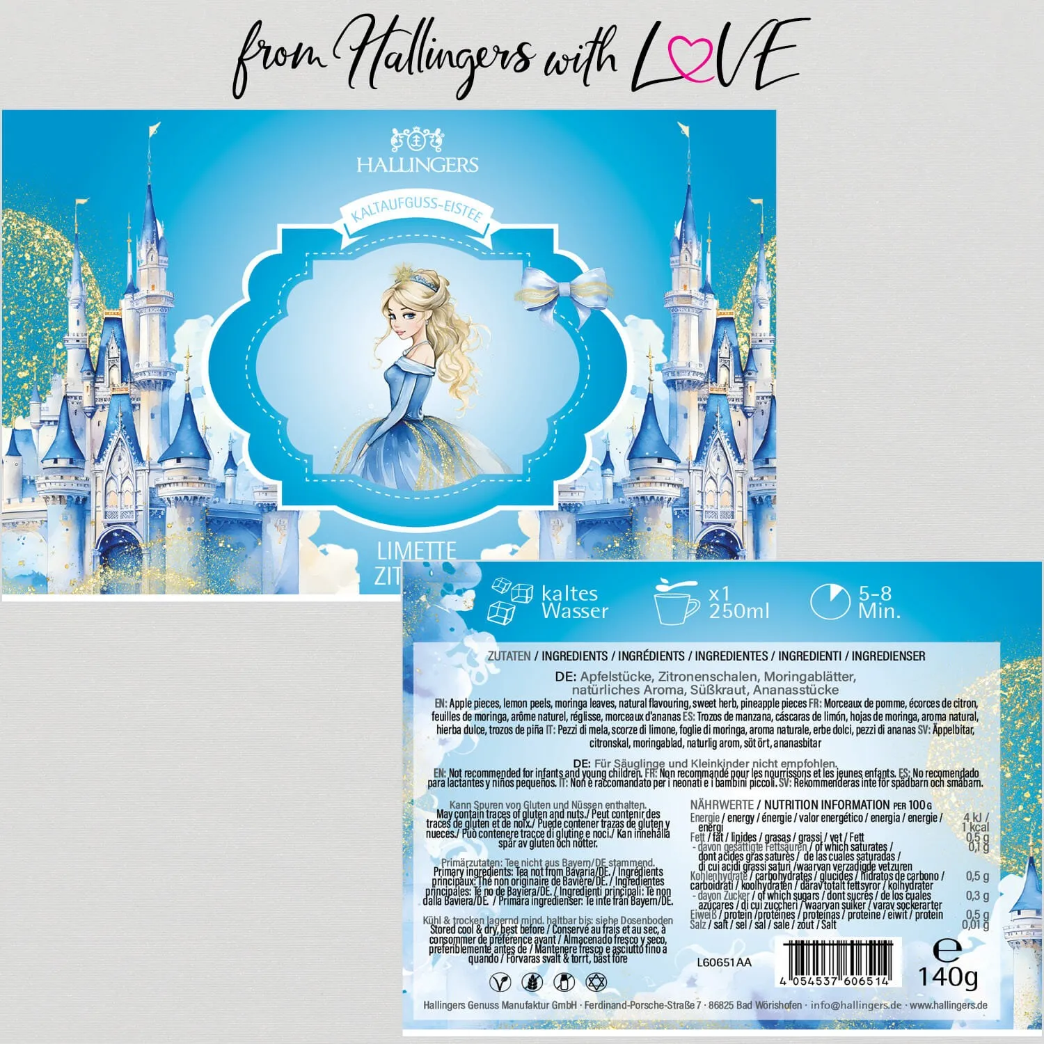 Eistee Prinzessin (Früchtetee, ColdBrew)