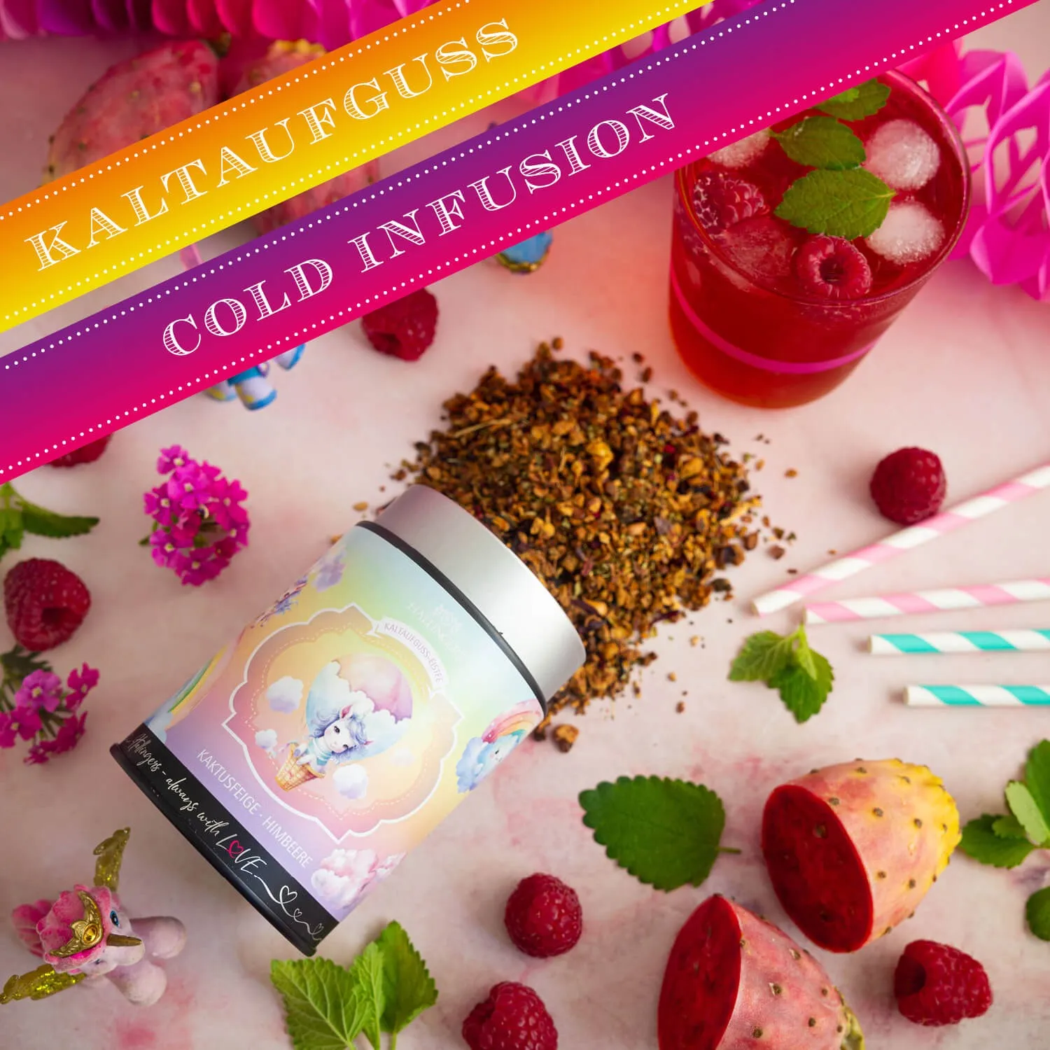 Unser Tipp: Schmeckt hervorragend mit frischen Minzblättern oder Eiswürfeln! Mit Liebe von Hand in Oberbayern verpackt!