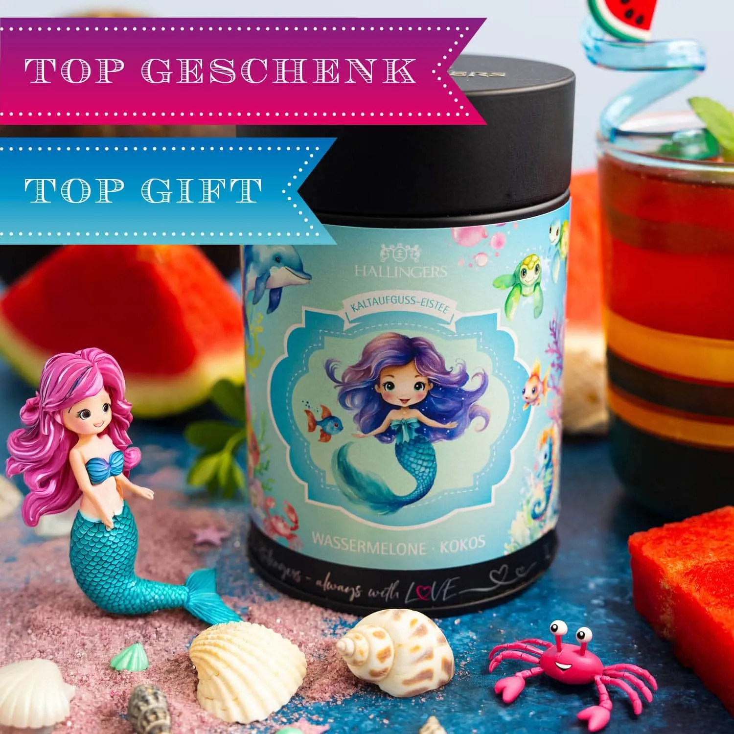 Überrasche Deine Liebsten mit perfekten Geschenken von Hallingers. Oder genieße selbst das Leben mit einer täglichen Tasse Hallingers Tee.