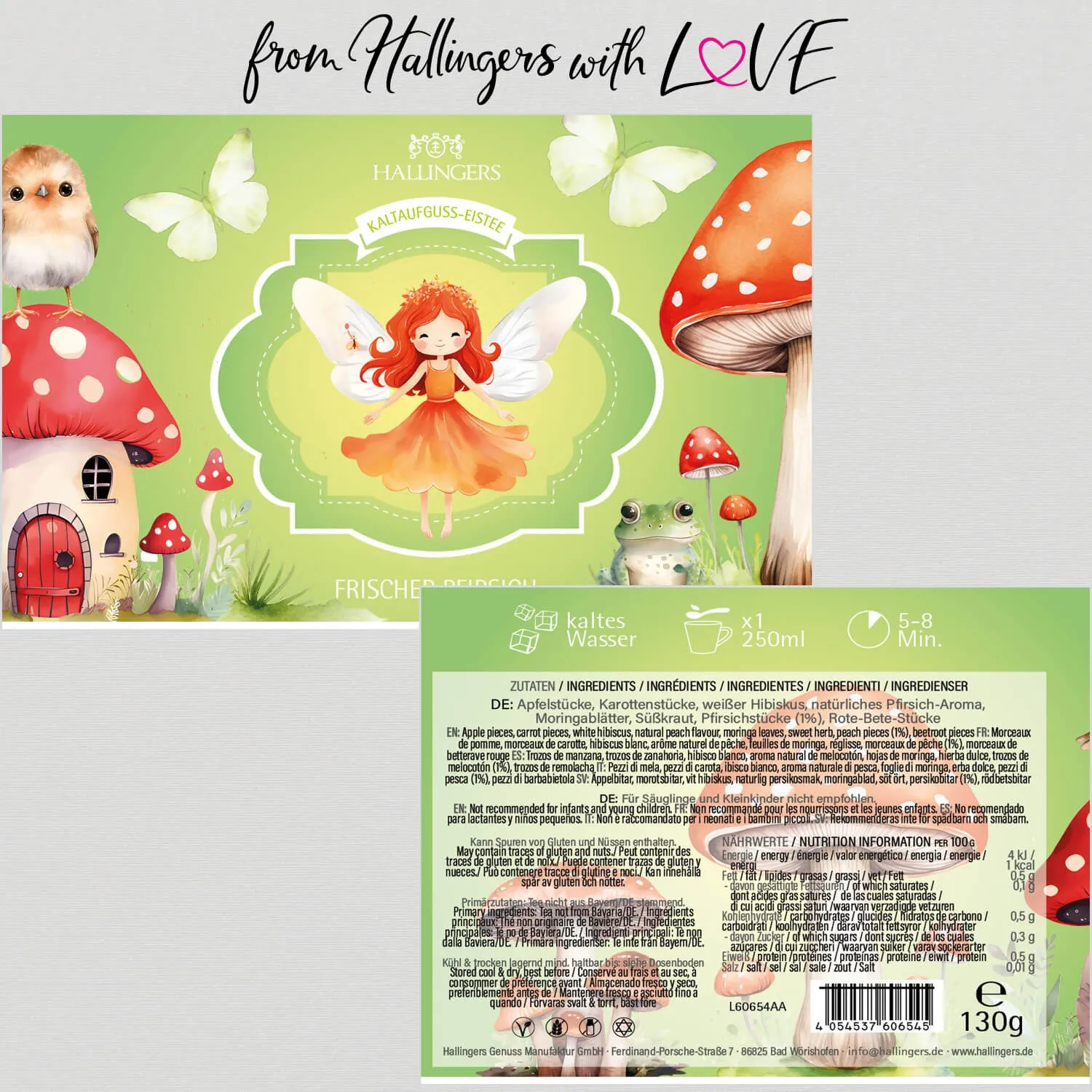 Waldfee Eistee (Früchtetee, ColdBrew)