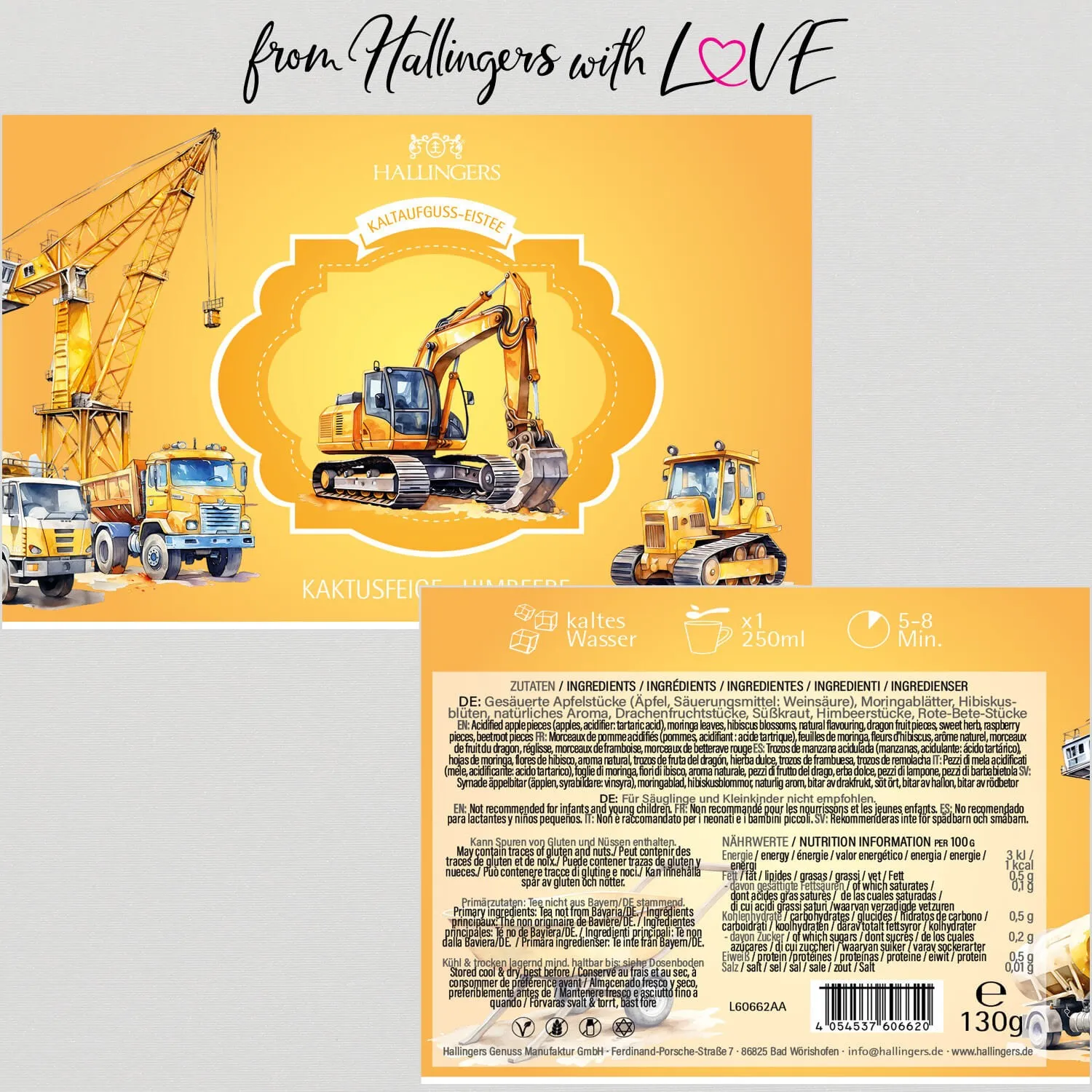 Bagger Eistee (Früchtetee, ColdBrew)