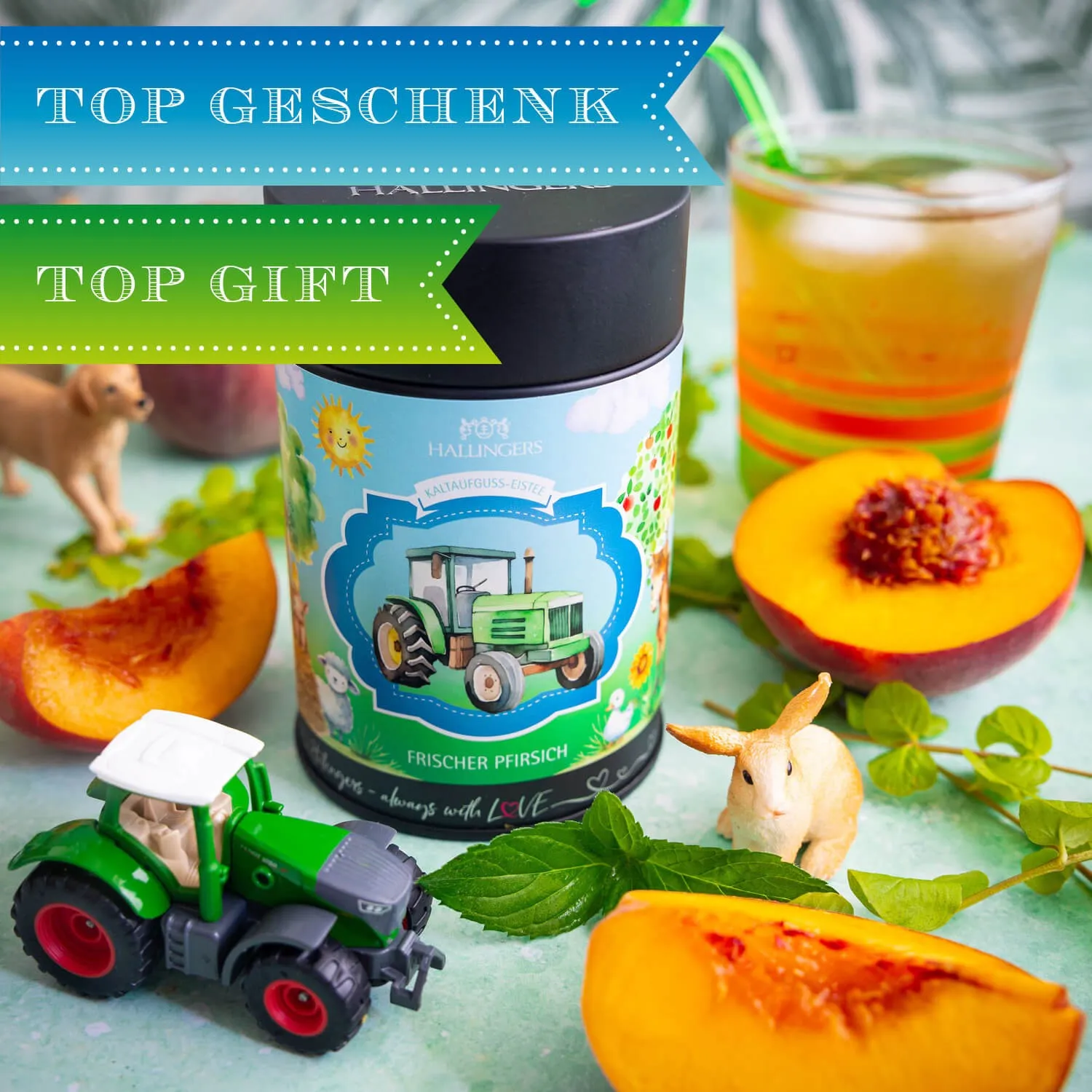 Überrasche Deine Liebsten mit perfekten Geschenken von Hallingers. Oder genieße selbst das Leben mit einer täglichen Tasse Hallingers Tee.