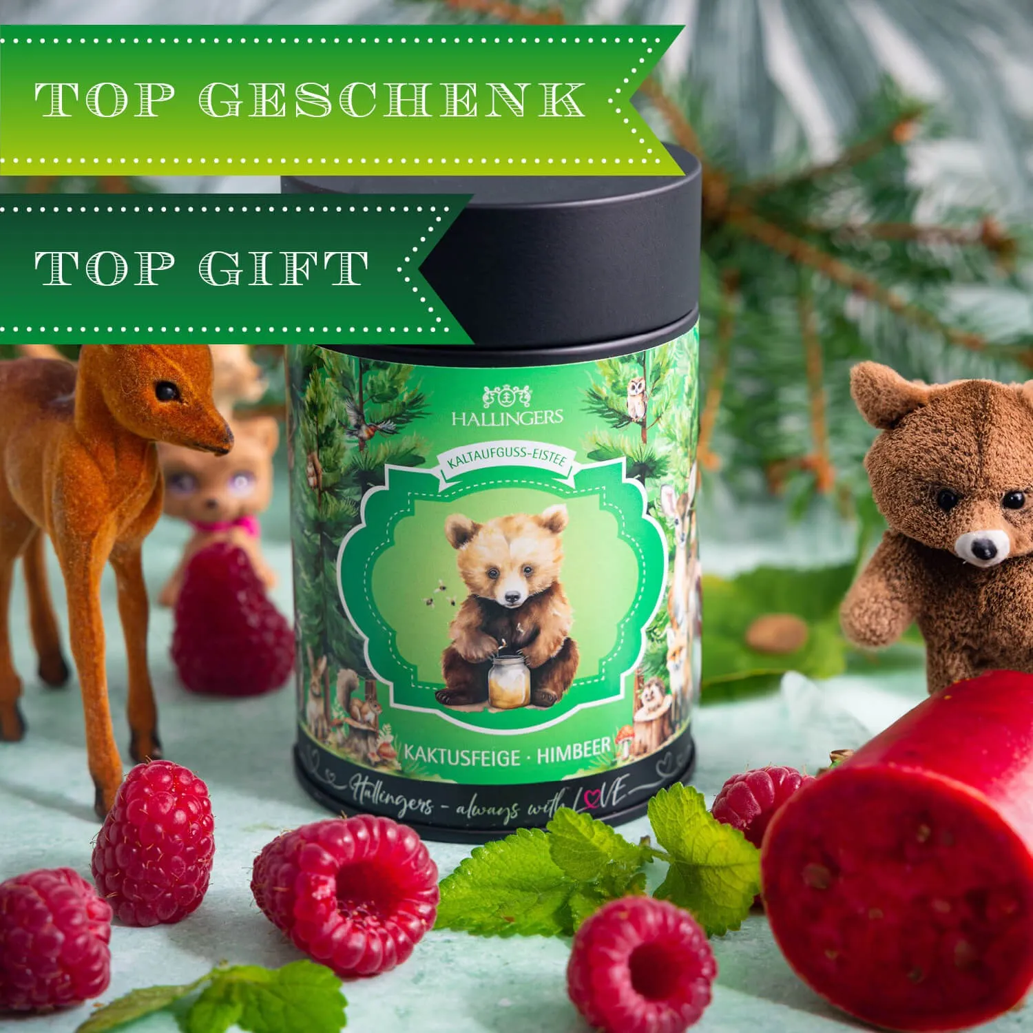 Überrasche Deine Liebsten mit perfekten Geschenken von Hallingers. Oder genieße selbst das Leben mit einer täglichen Tasse Hallingers Tee.