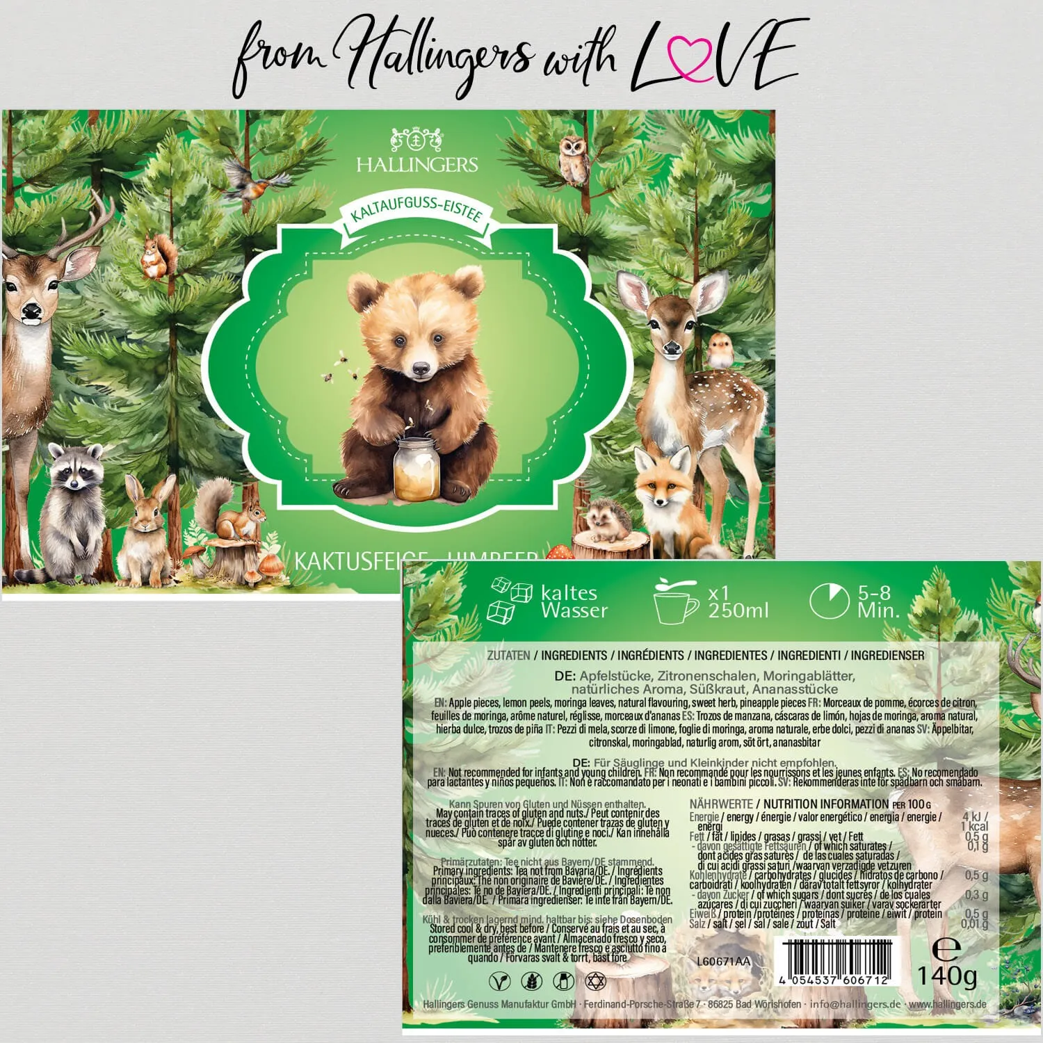 Wald Eistee (Früchtetee, ColdBrew)