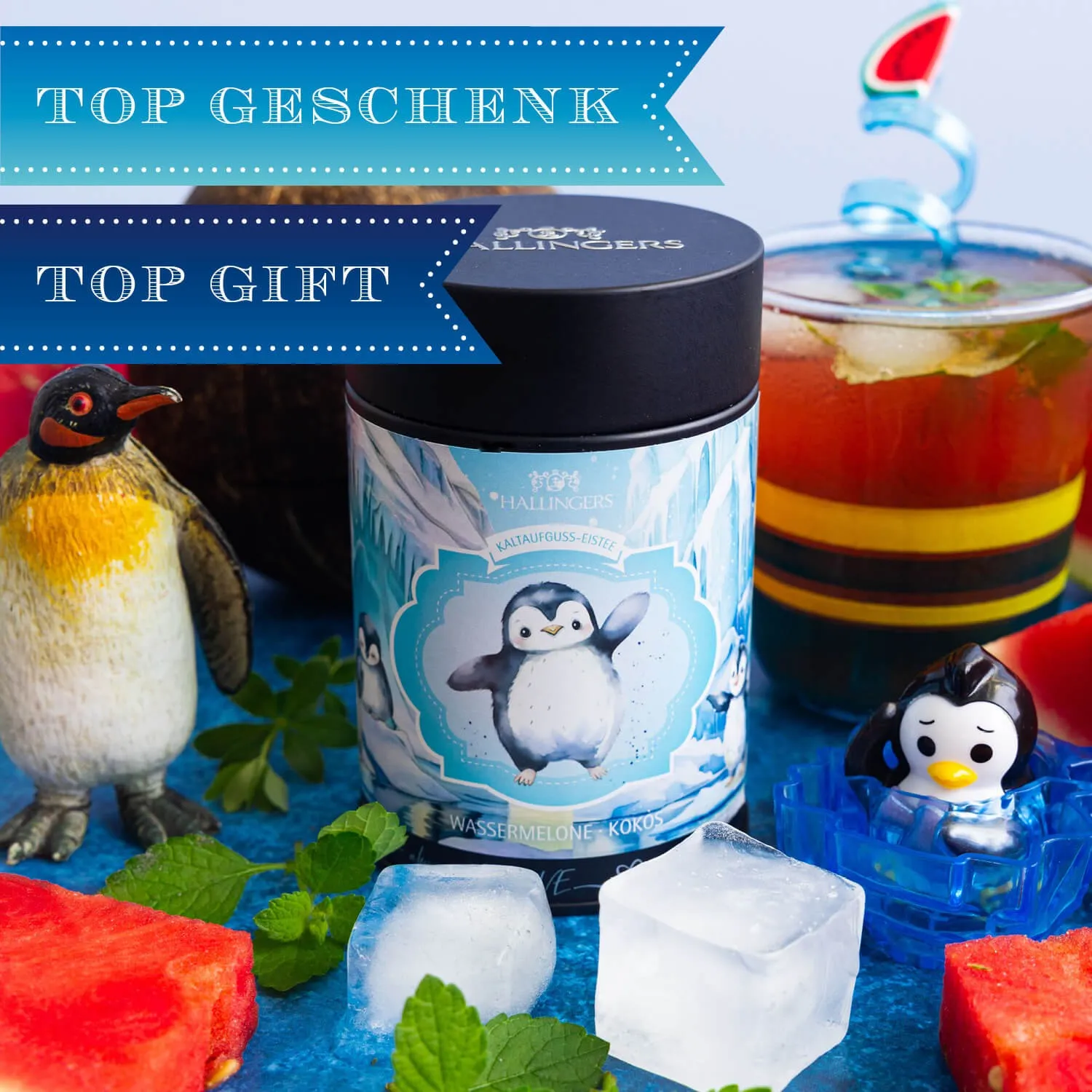 Überrasche Deine Liebsten mit perfekten Geschenken von Hallingers. Oder genieße selbst das Leben mit einer täglichen Tasse Hallingers Tee.