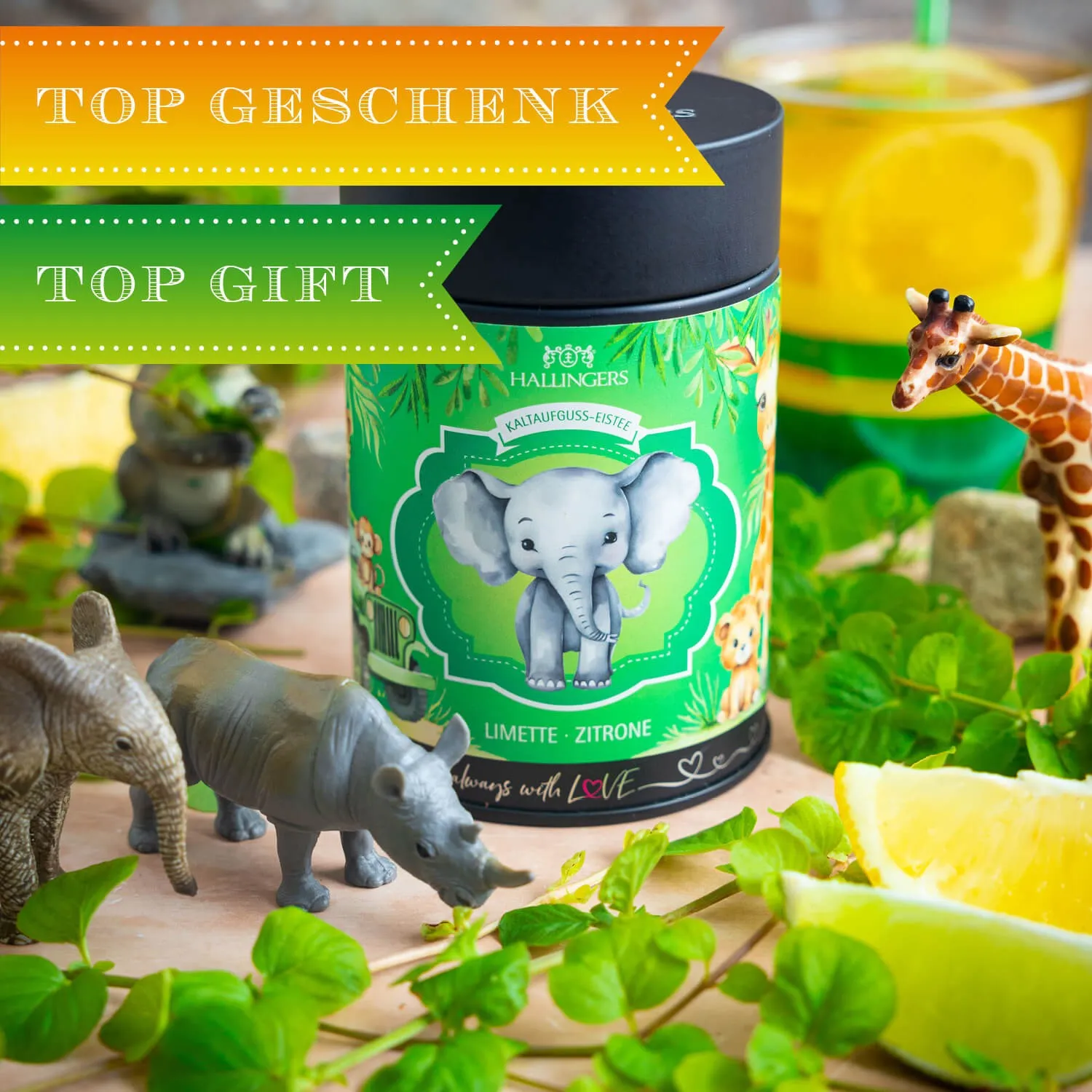 Überrasche Deine Liebsten mit perfekten Geschenken von Hallingers. Oder genieße selbst das Leben mit einer täglichen Tasse Hallingers Tee.