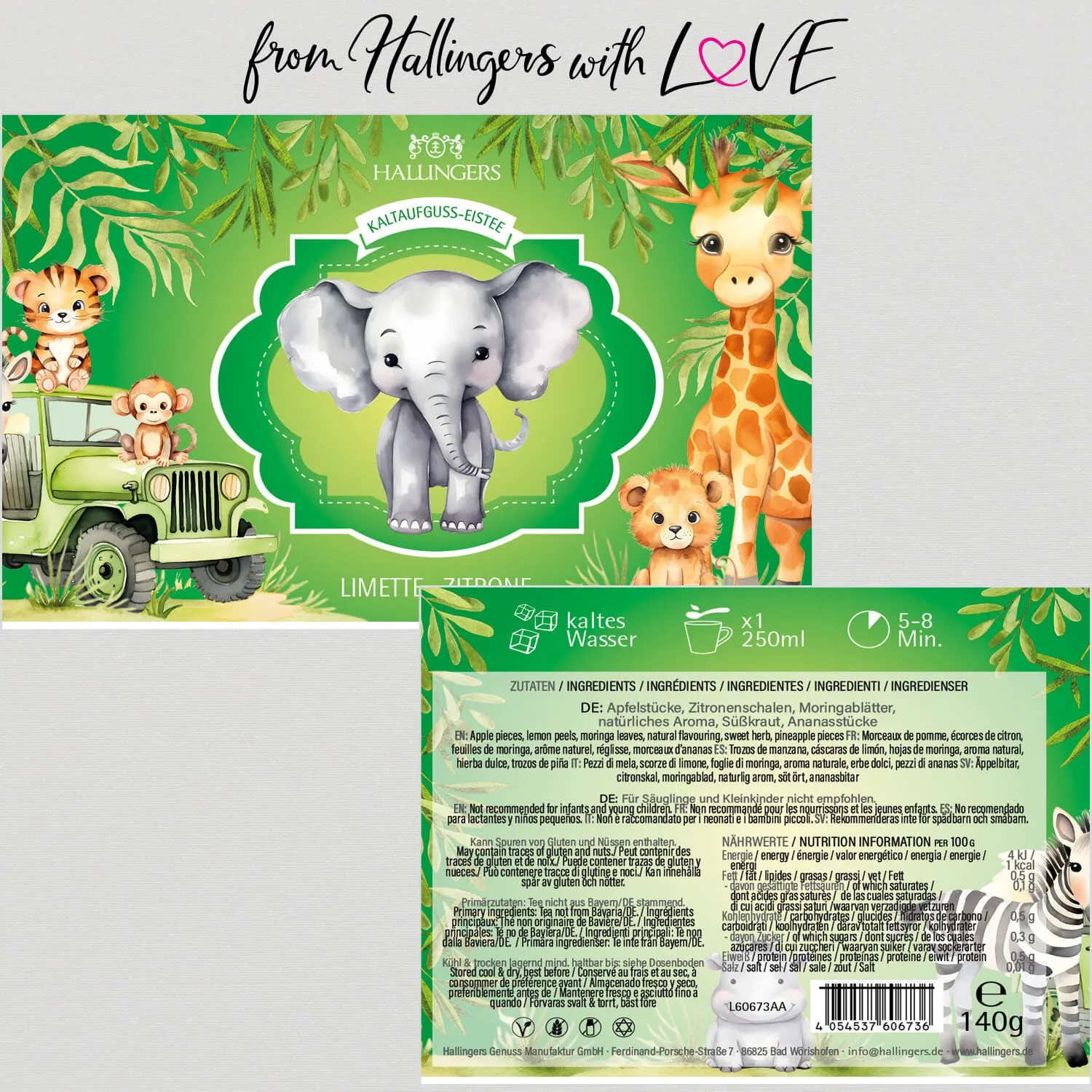 Safari Eistee (Früchtetee, ColdBrew)