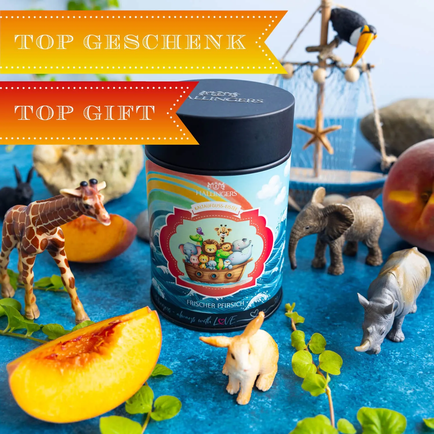 Überrasche Deine Liebsten mit perfekten Geschenken von Hallingers. Oder genieße selbst das Leben mit einer täglichen Tasse Hallingers Tee.