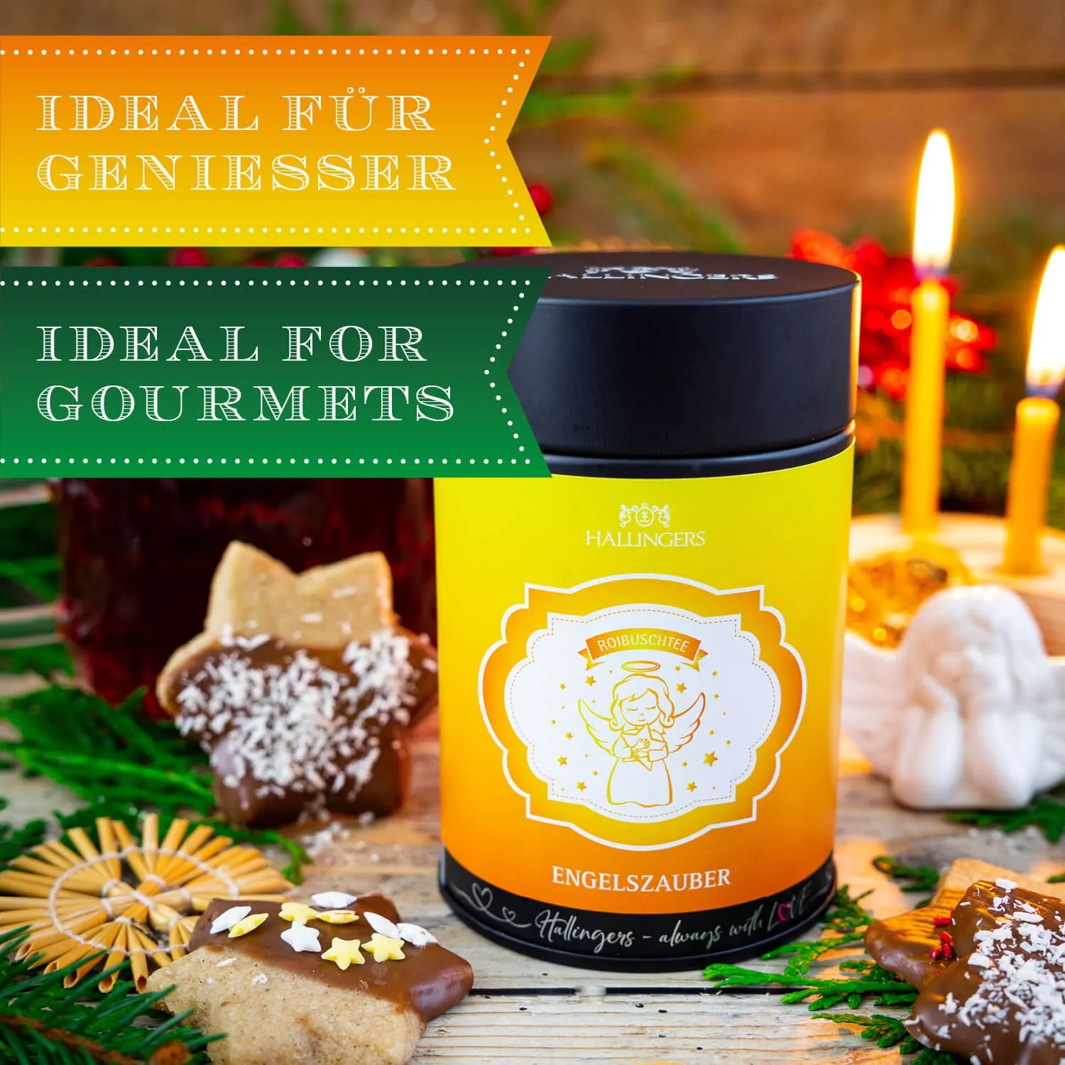 Hochwertig, koffeinfrei, gerbstoffarm: Unser Rooibos aus Südafrika überzeugt durch seinen milden Geschmack. Der perfekte Genuss vor dem Schlafengehen!