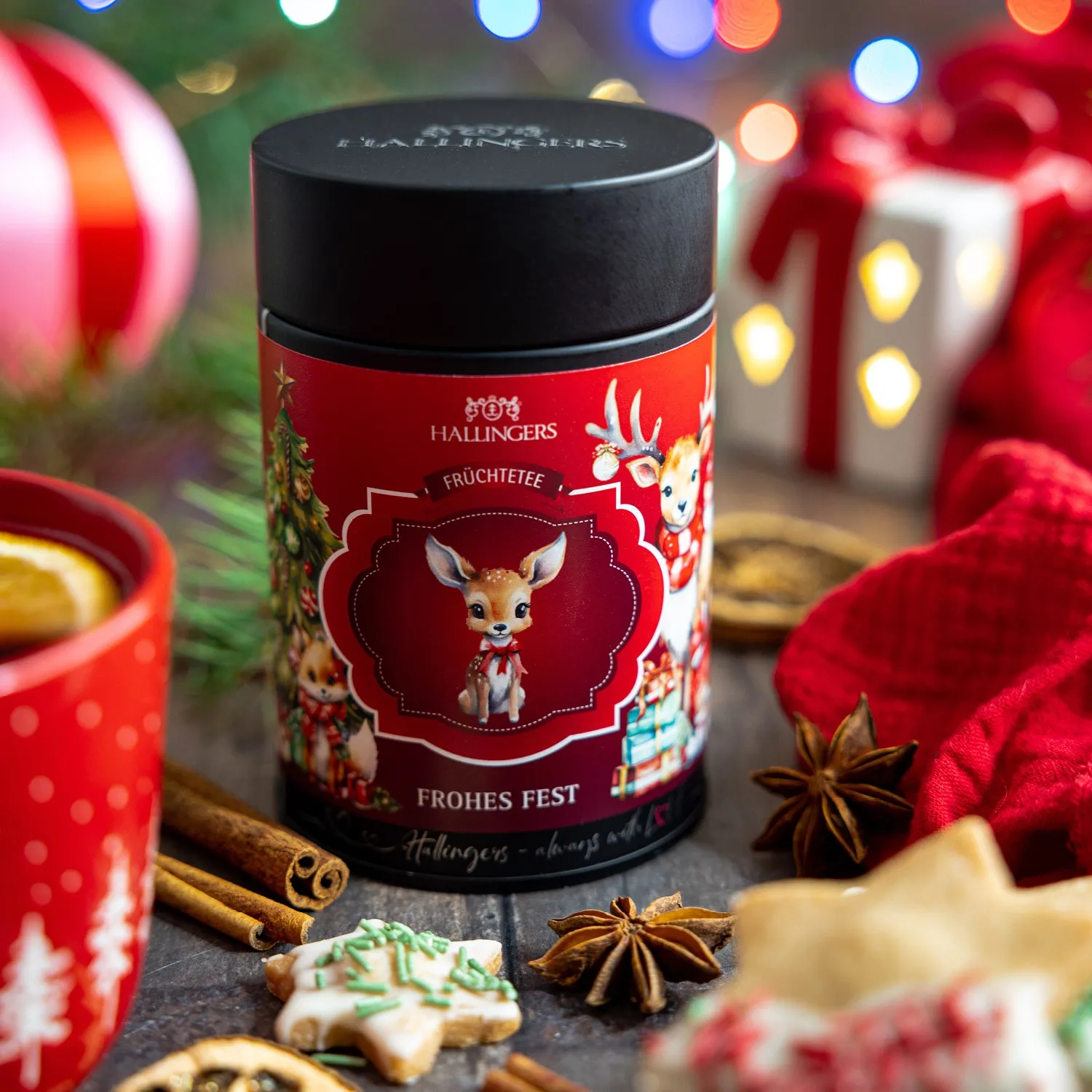 Ein Hochgenuss für alle Sinne! Dieser exzellente Früchtetee ist eine wahre Sinfonie erlesener Früchte, die den Gaumen mit ihrer Vielfalt verwöhnen.