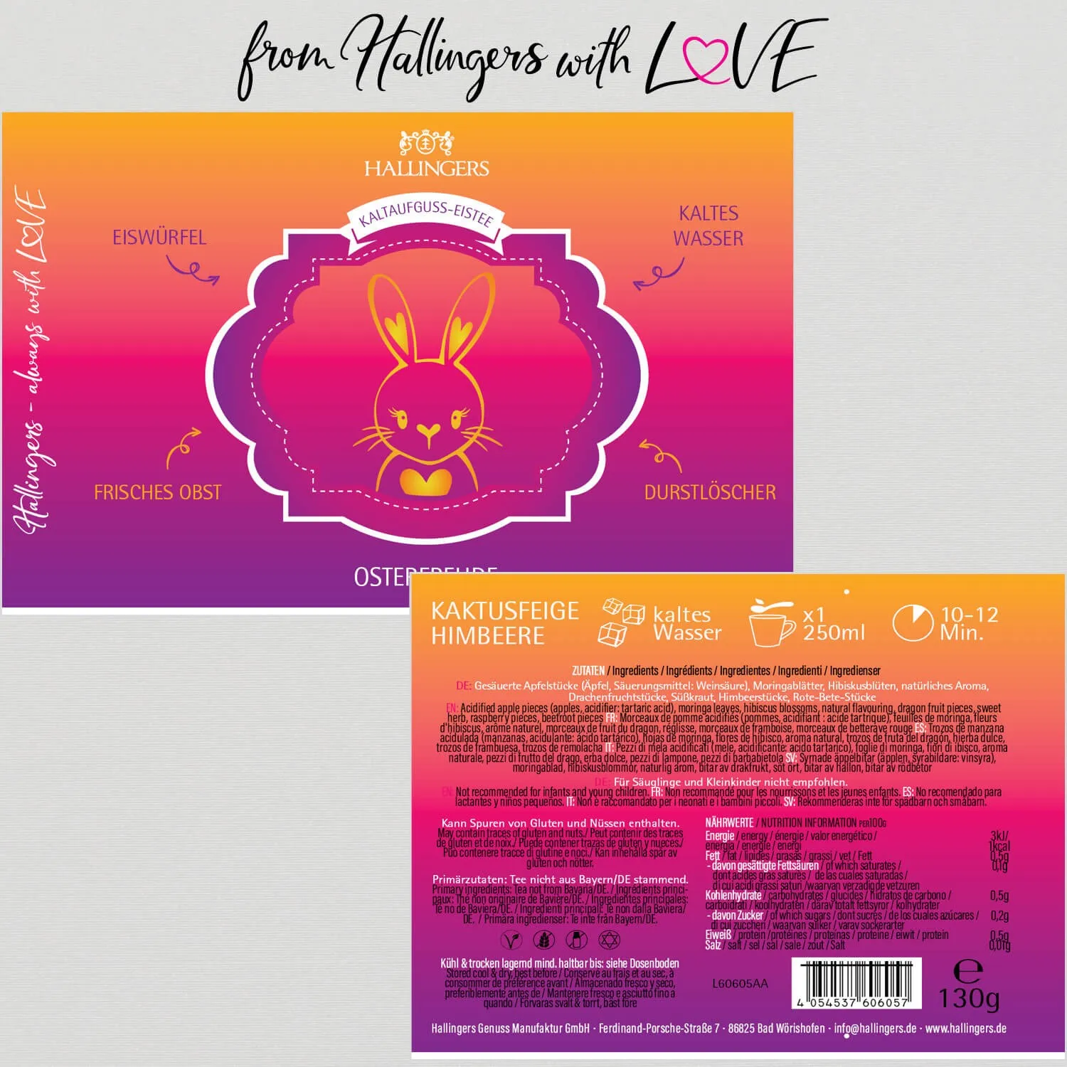 Oster Freude (Früchtetee, ColdBrew)