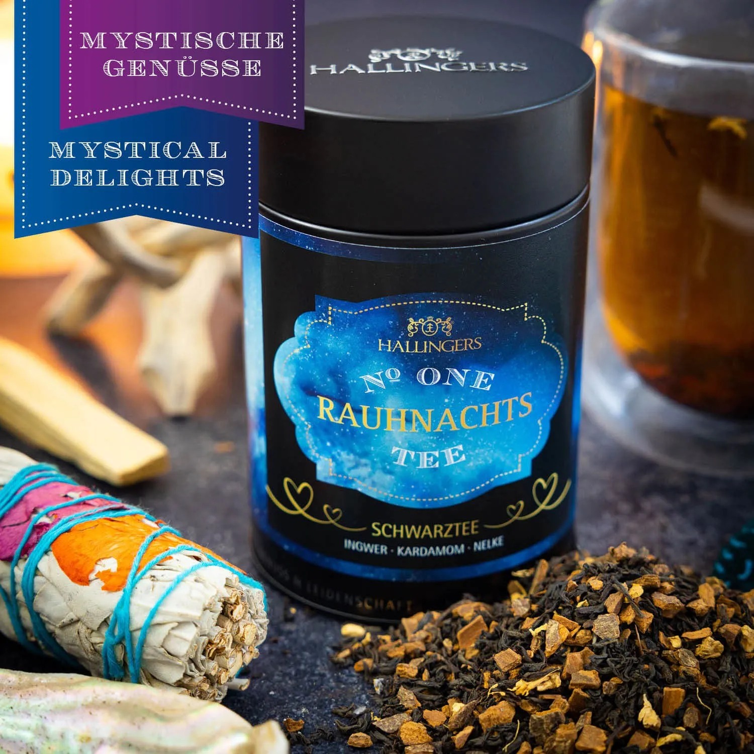 Hochqualitativer Früchtetee, vollgepackt mit vollreifen Früchten und Blüten aus der Natur.