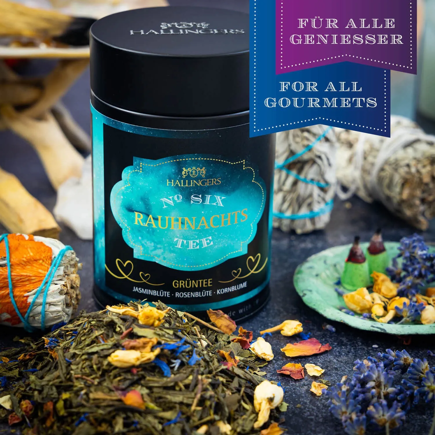 Hochqualitativer Früchtetee, vollgepackt mit vollreifen Früchten und Blüten aus der Natur.