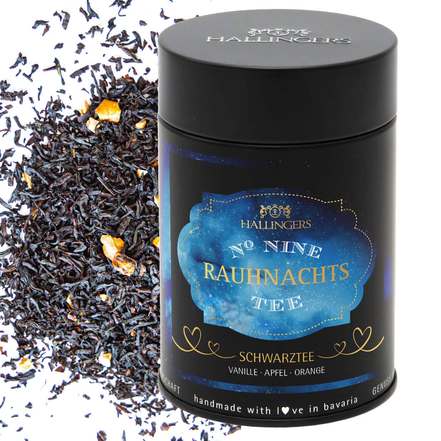 Tee Geschenk Weihnachten - Spiritueller Tee als Begleiter in den Rauhnächten auch als Geschenk zu Advent & Weihnachten, edle Geschenkdose "Rauhnacht N