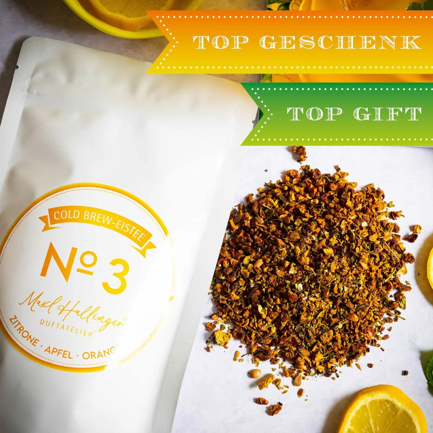 Überrasche Deine Liebsten mit Geschenken von Maxl Hallinger. Oder genieße selbst das Leben mit einer täglichen Tasse von Maxl Hallingers Tee.