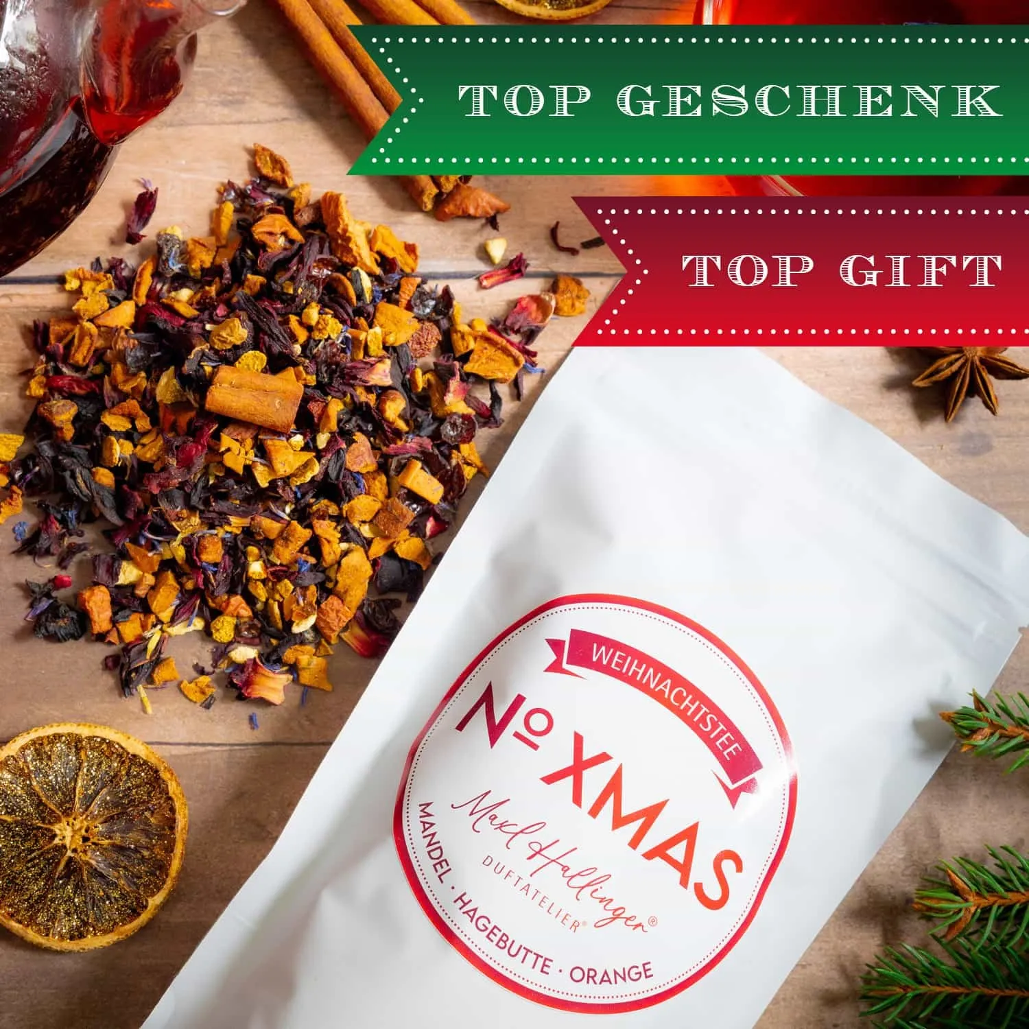 Lassen Sie sich von diesem hochqualitativen Früchtetee begeistern! Vollgepackt mit vollreifen Früchten aus der Natur  ein echtes Geschmackserlebnis!