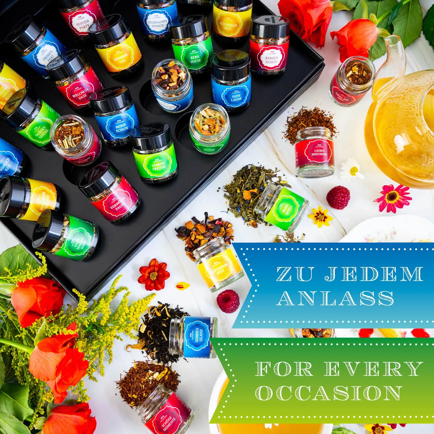 Verschenke puren Genuss aus erlesenen, naturbelassenen Rohstoffen, ohne Konservierungsstoffen, Geschmacksverstärkern & künstlichen Farbstoffen!