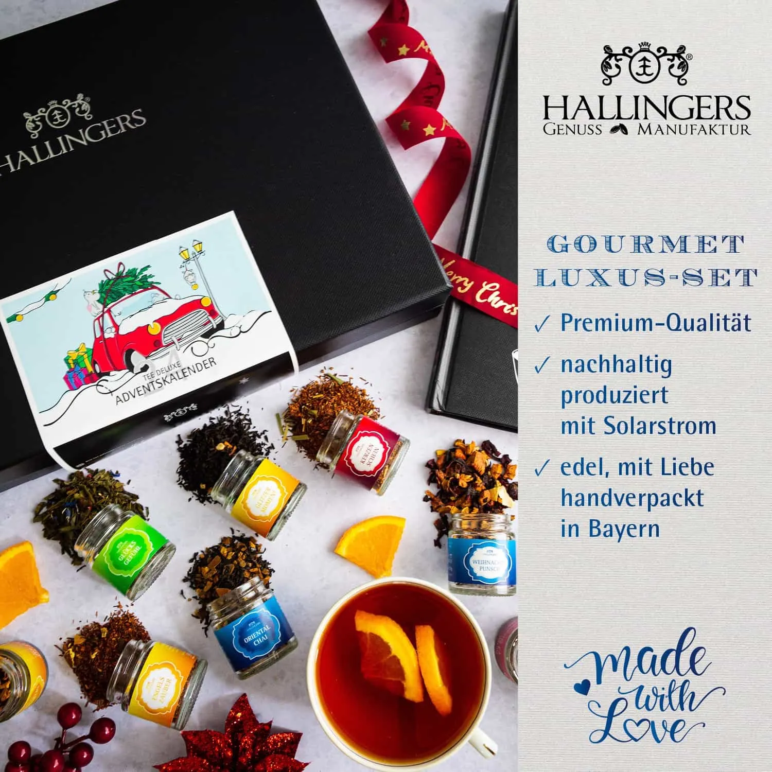 Man ist nie zu alt für einen Adventskalender von Hallingers - ein wunderbares Geschenk!