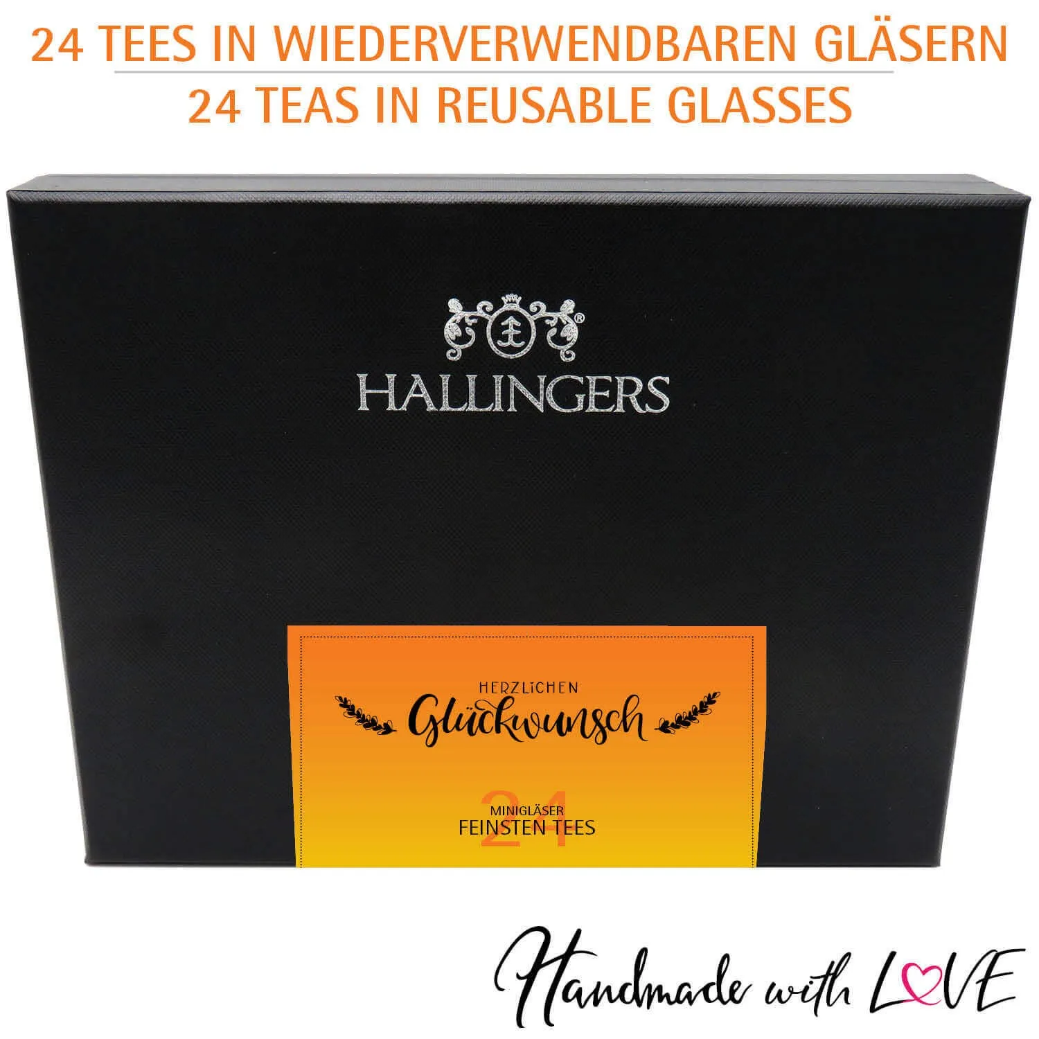 Herzlichen Glückwunsch (24 Tees im Glas)