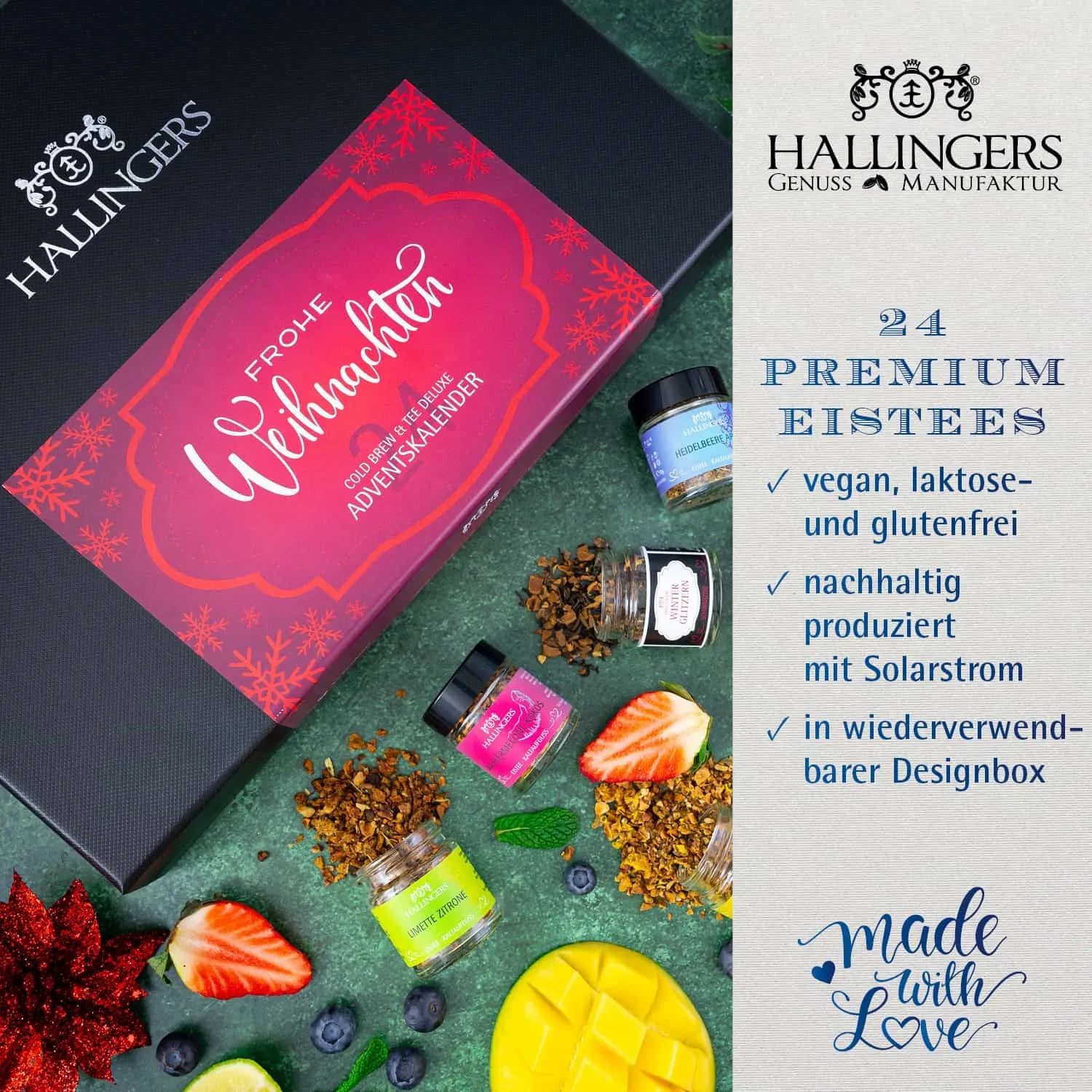 Überrasche Deine Liebsten mit einem originellen Adventskalender von Hallingers.