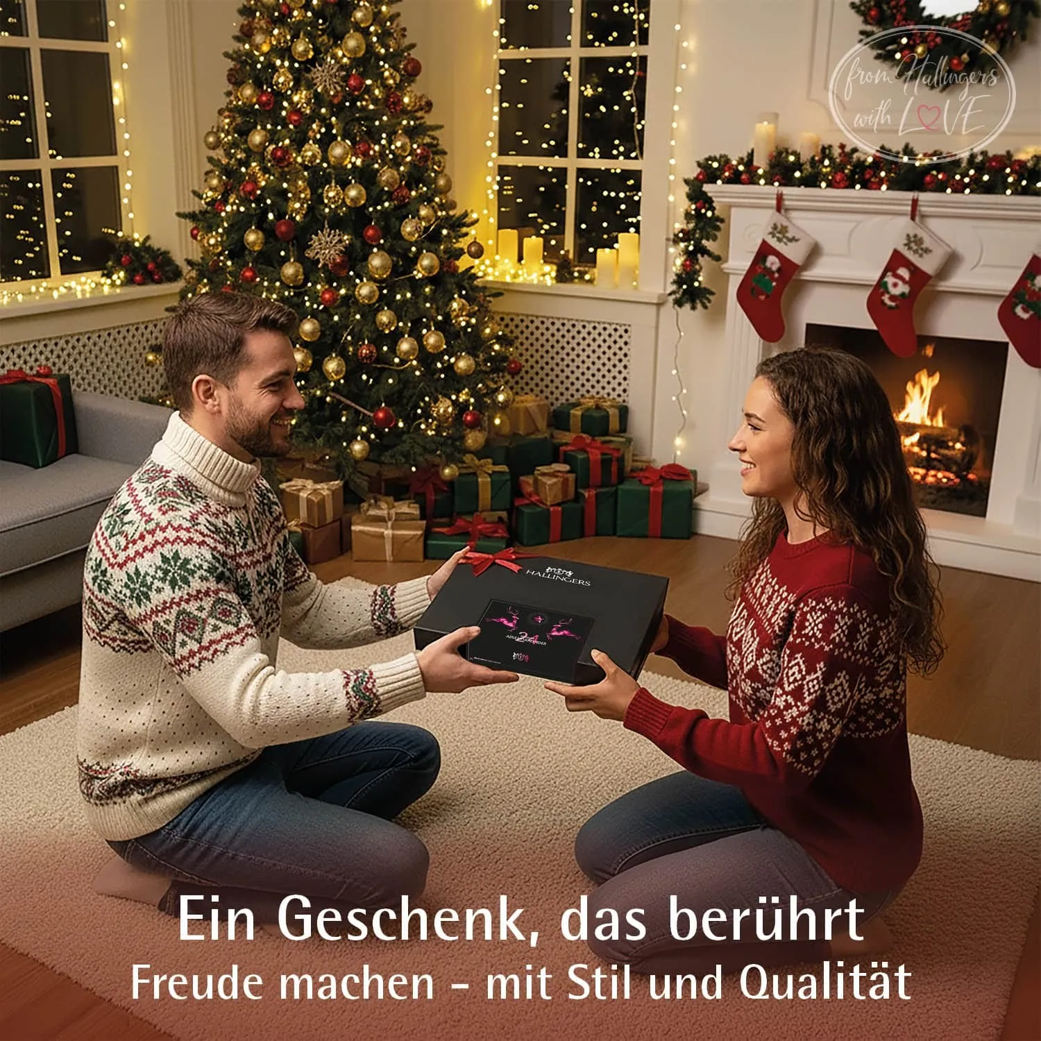 Pinke Elche (24 Winter-Tees im Glas)