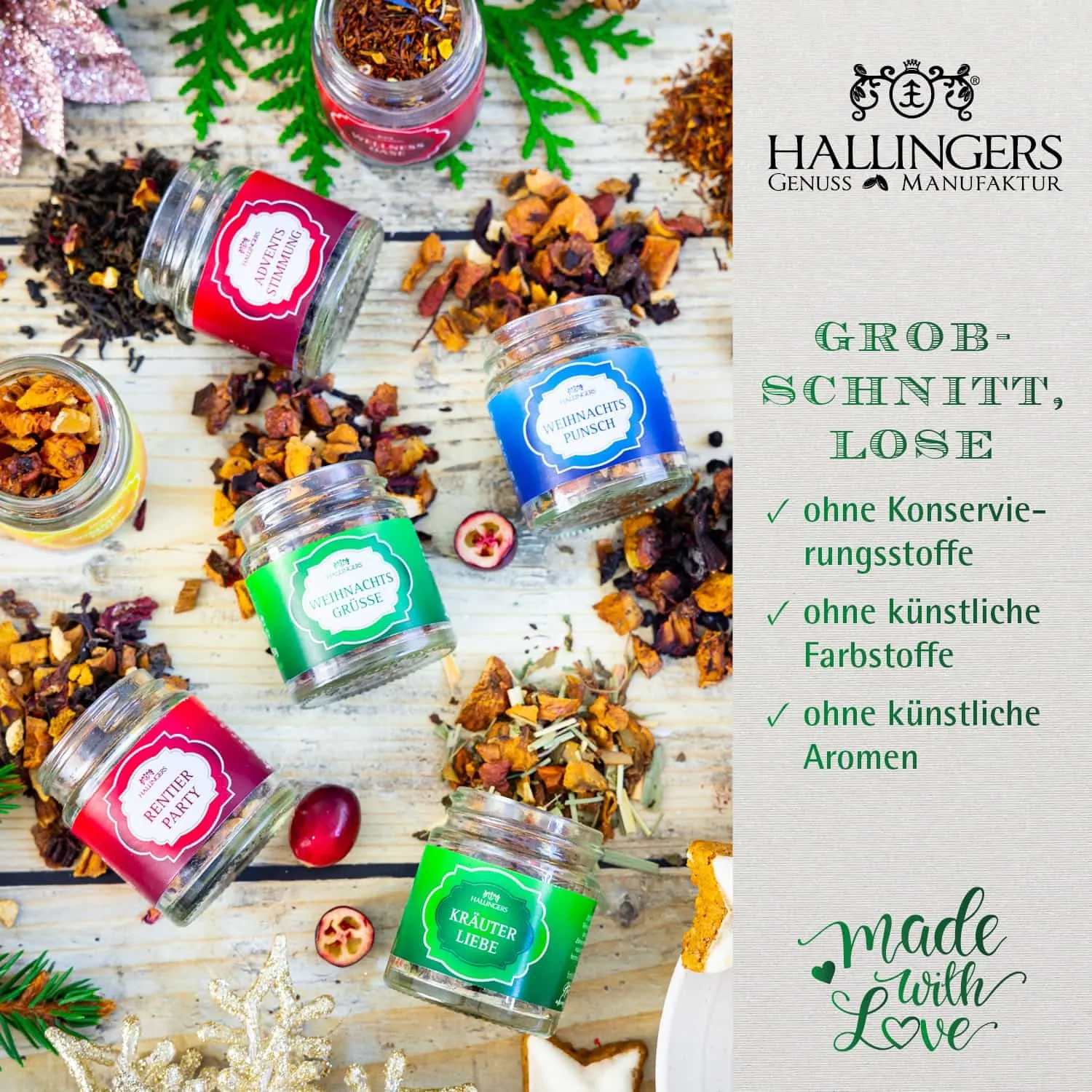 Unser Tee wird mit Rücksicht auf die Natur und die Menschen, die ihn anbauen, hergestellt.