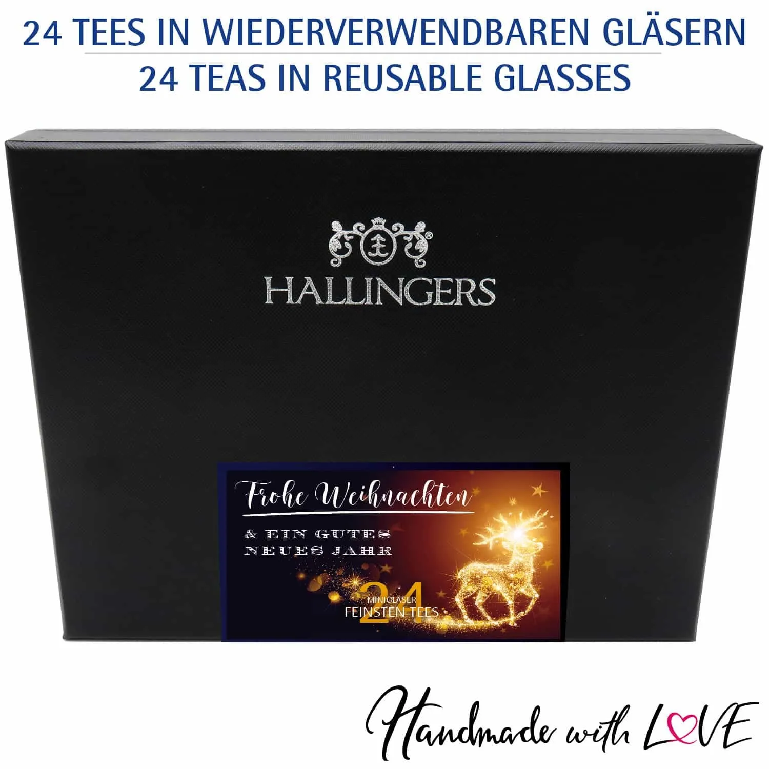 Frohe Weihnachten & ein Gutes Neues Jahr (24 Winter-Tees im Glas)