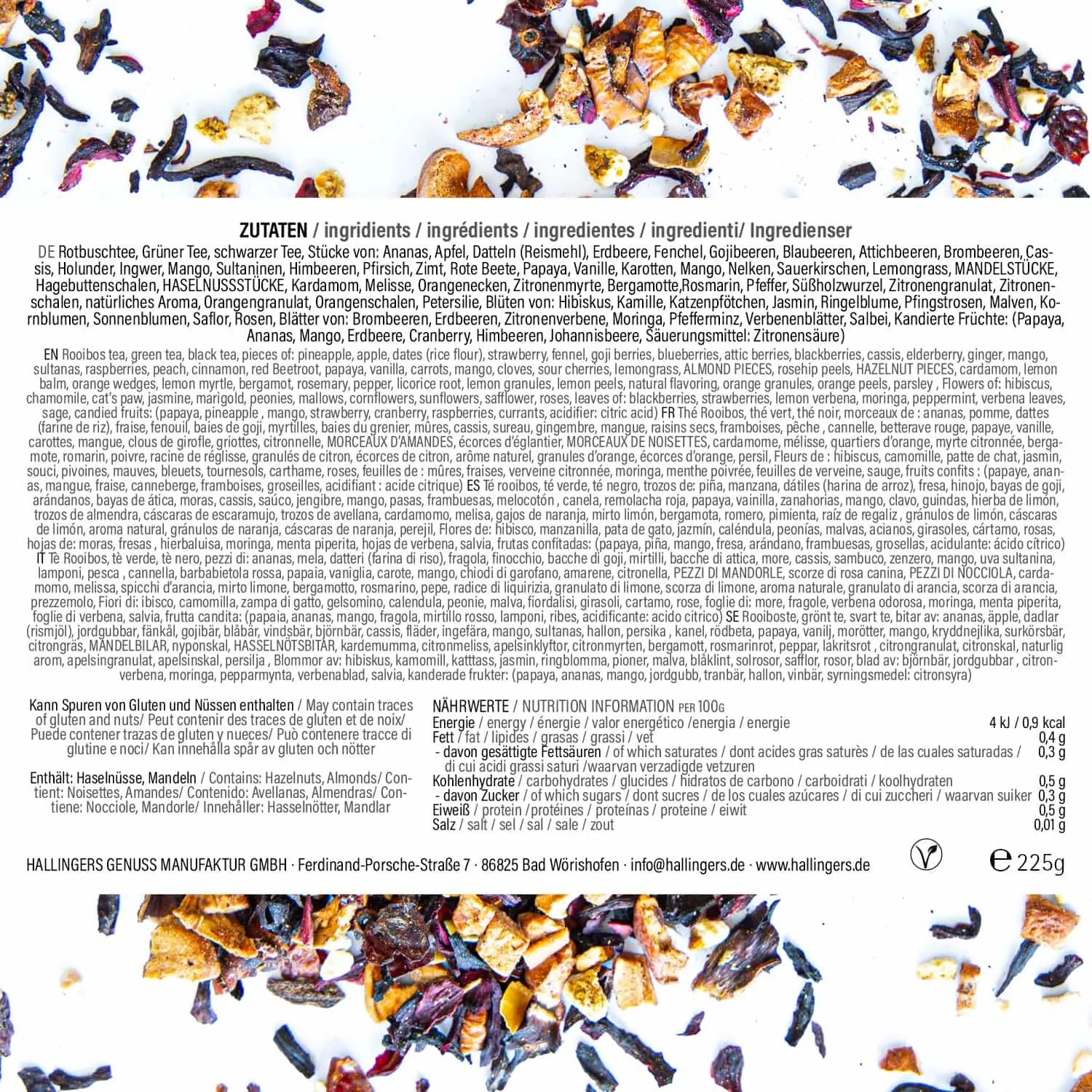 Frohe Weihnachten & ein Gutes Neues Jahr (24 Winter-Tees im Glas)