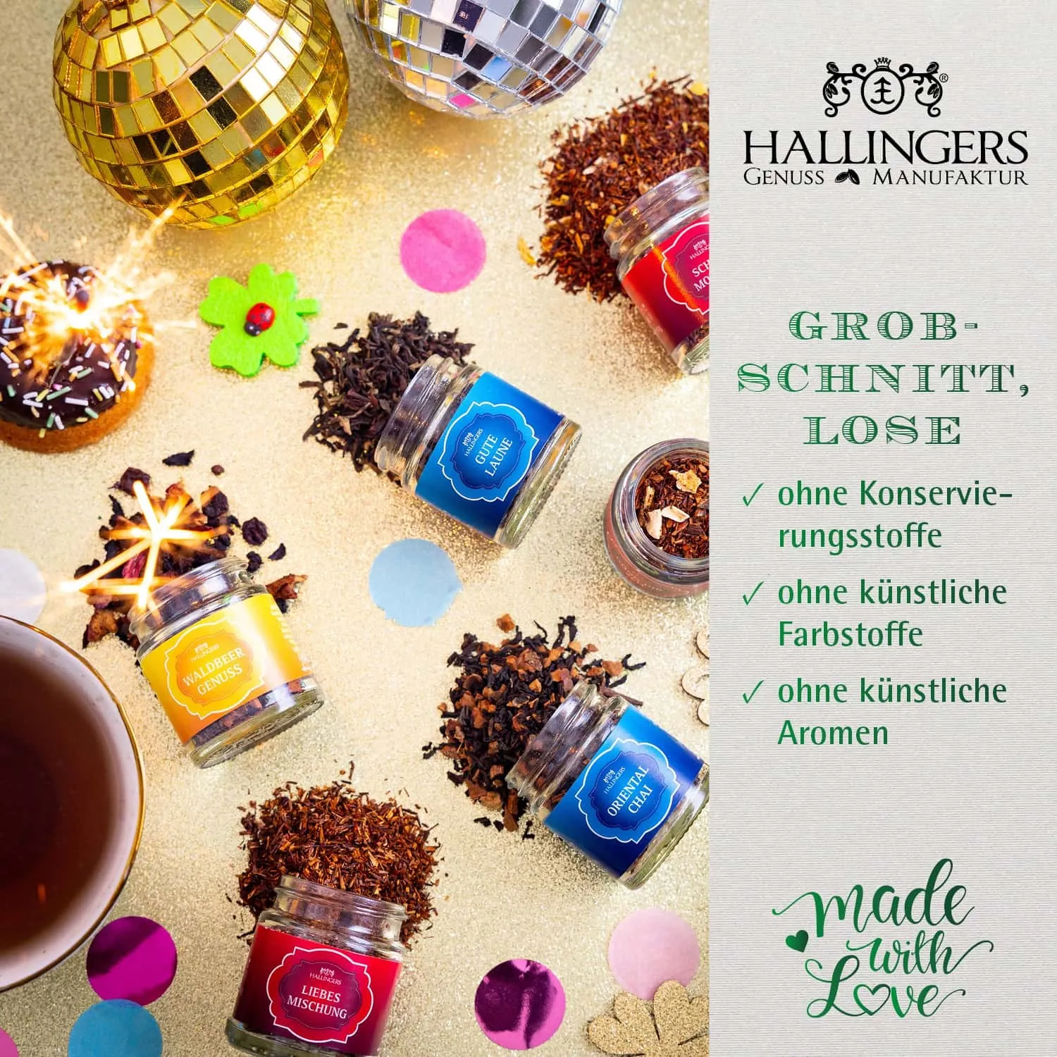 Unser Tee wird mit Rücksicht auf die Natur und die Menschen, die ihn anbauen, hergestellt.