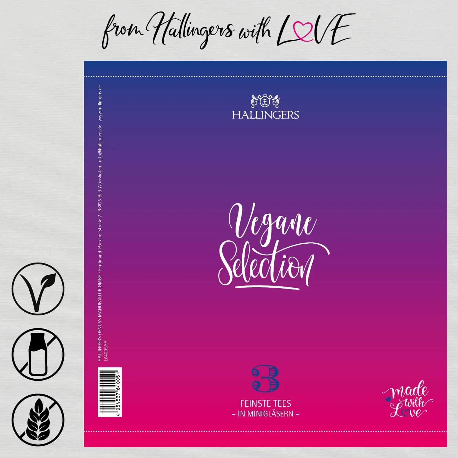 Vegane Selection (3 Tees im Glas)