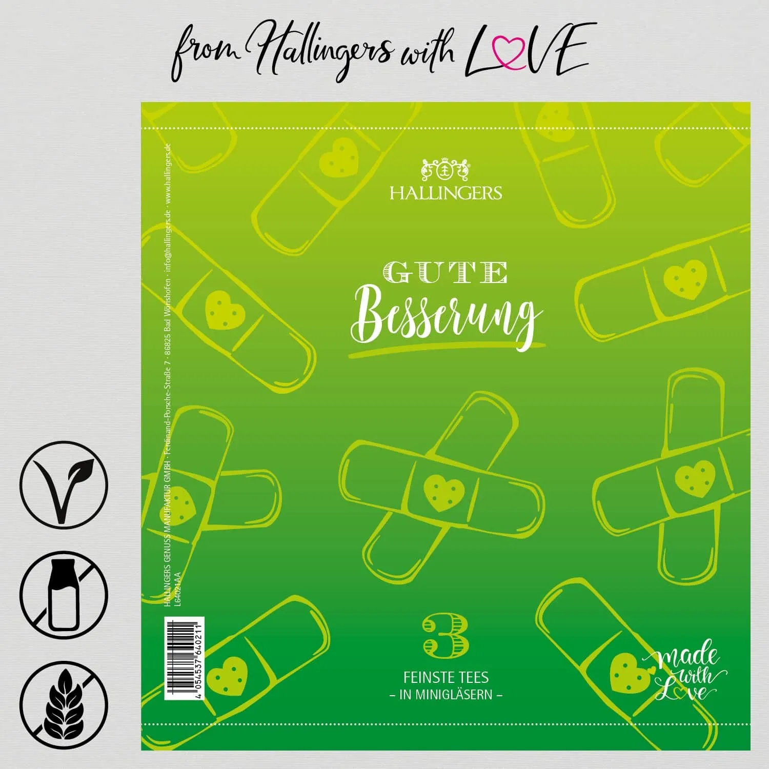 Gute Besserung (3 Tees im Glas)