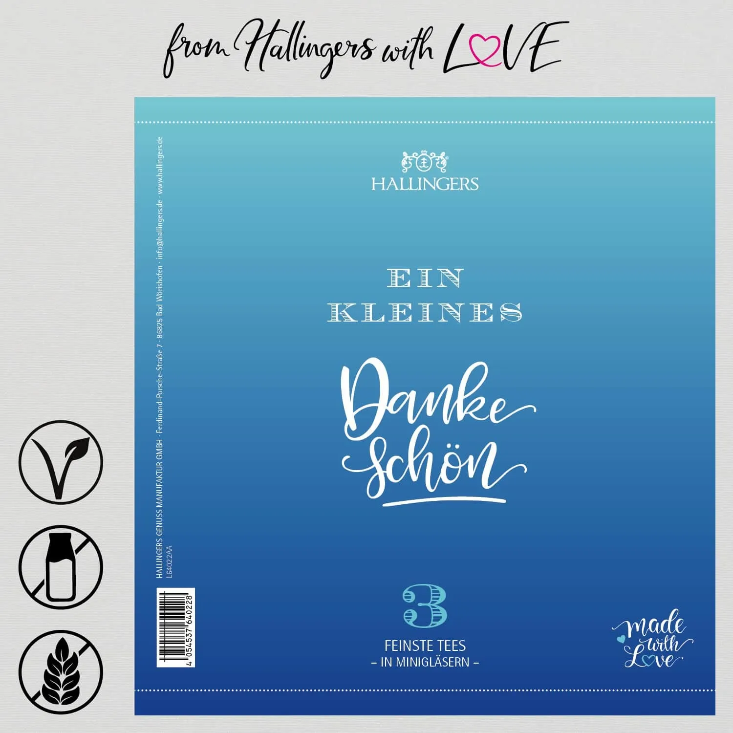 Ein kleines Dankeschön (3 Tees im Glas)