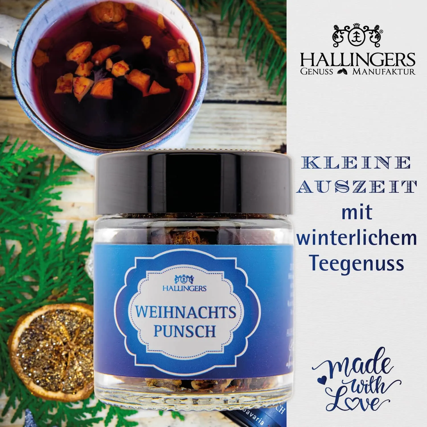 Verschenke puren Genuss aus erlesenen, naturbelassenen Rohstoffen, ohne Konservierungsstoffen, Geschmacksverstärkern & künstlichen Farbstoffen!