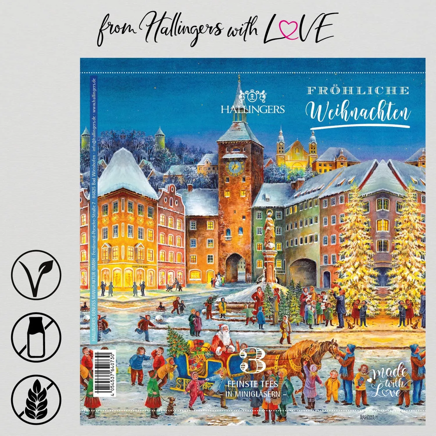 Fröhliche Weihnachten (3 Weihnachts-Tees im Glas)