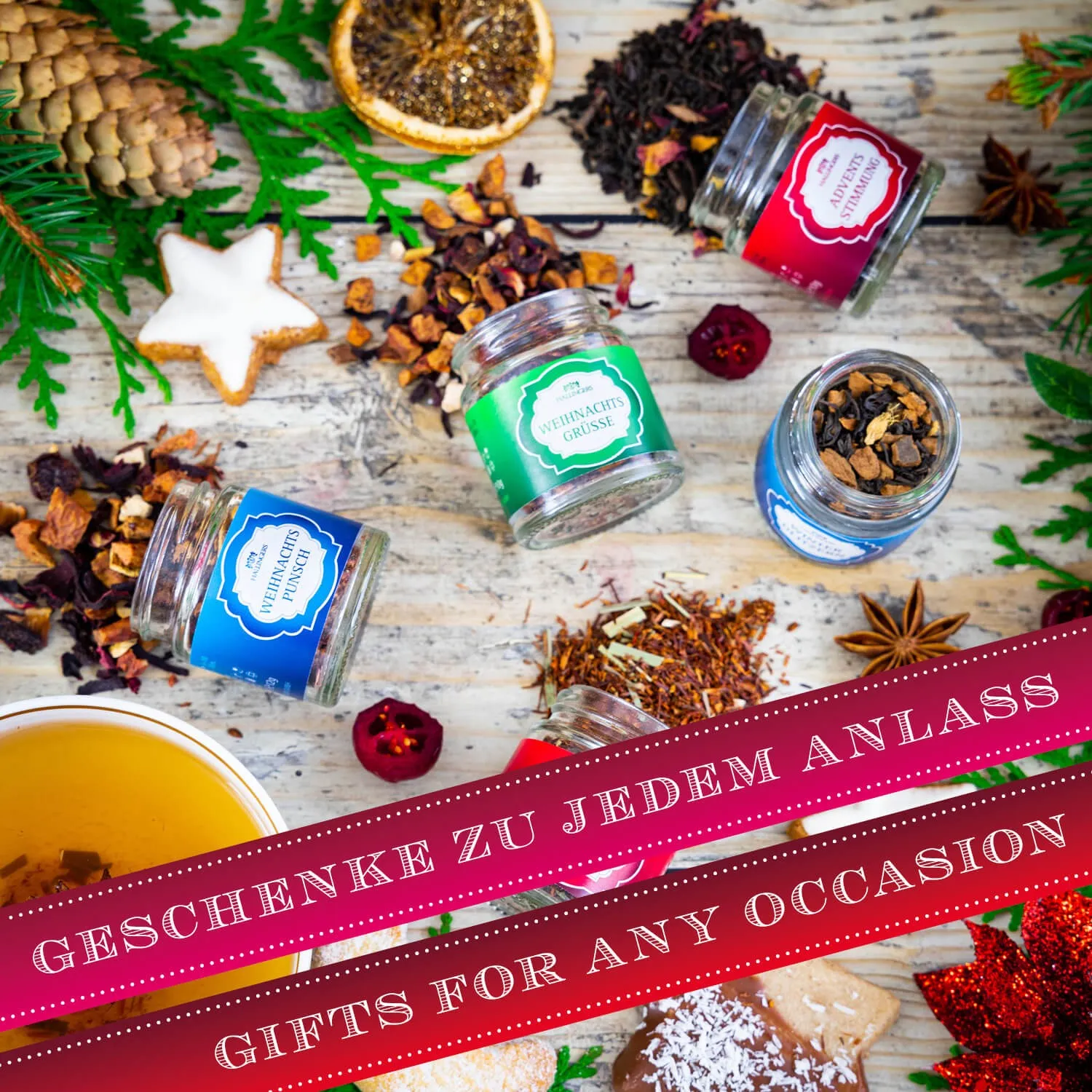Das perfekte Geschenk zum Advent für alle Teeliebhaber.