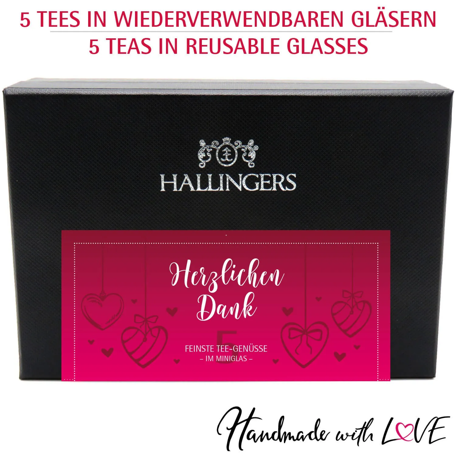 Herzlichen Dank (5 Winter-Tees im Glas)