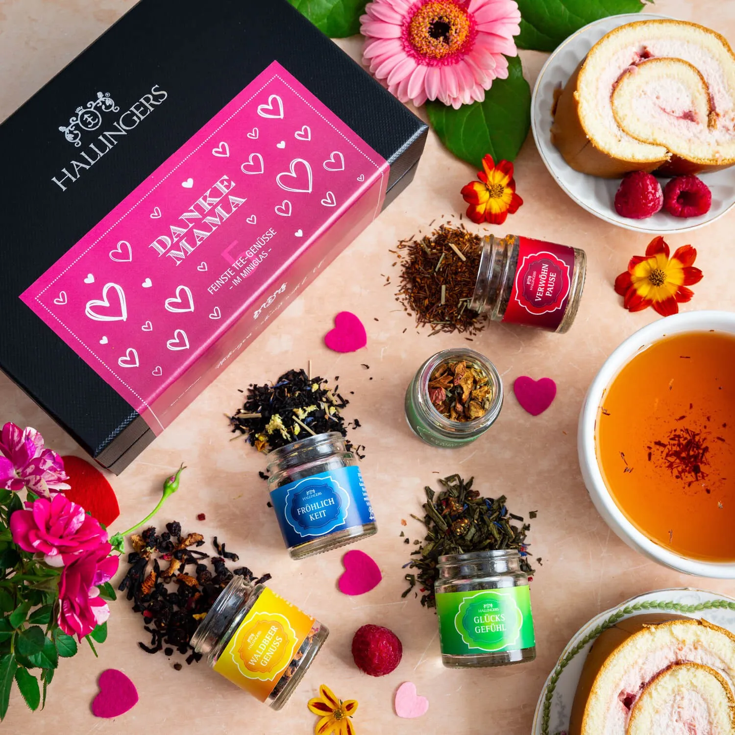 Ein wunderschönes Teegeschenkset für unsere liebste Mama - einfach eine schöne Art, \Danke\ zu sagen.