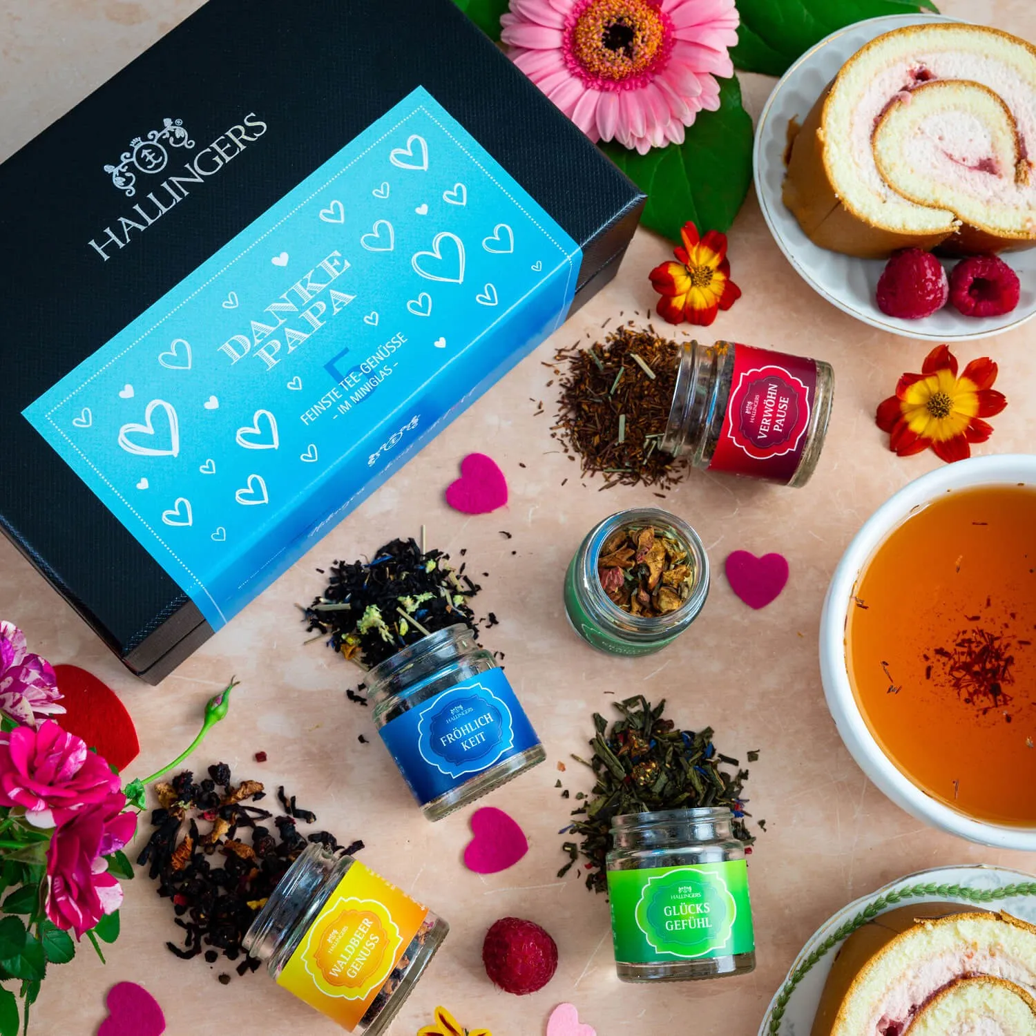 Ein wunderschönes Teegeschenkset für unseren lieben Papa!