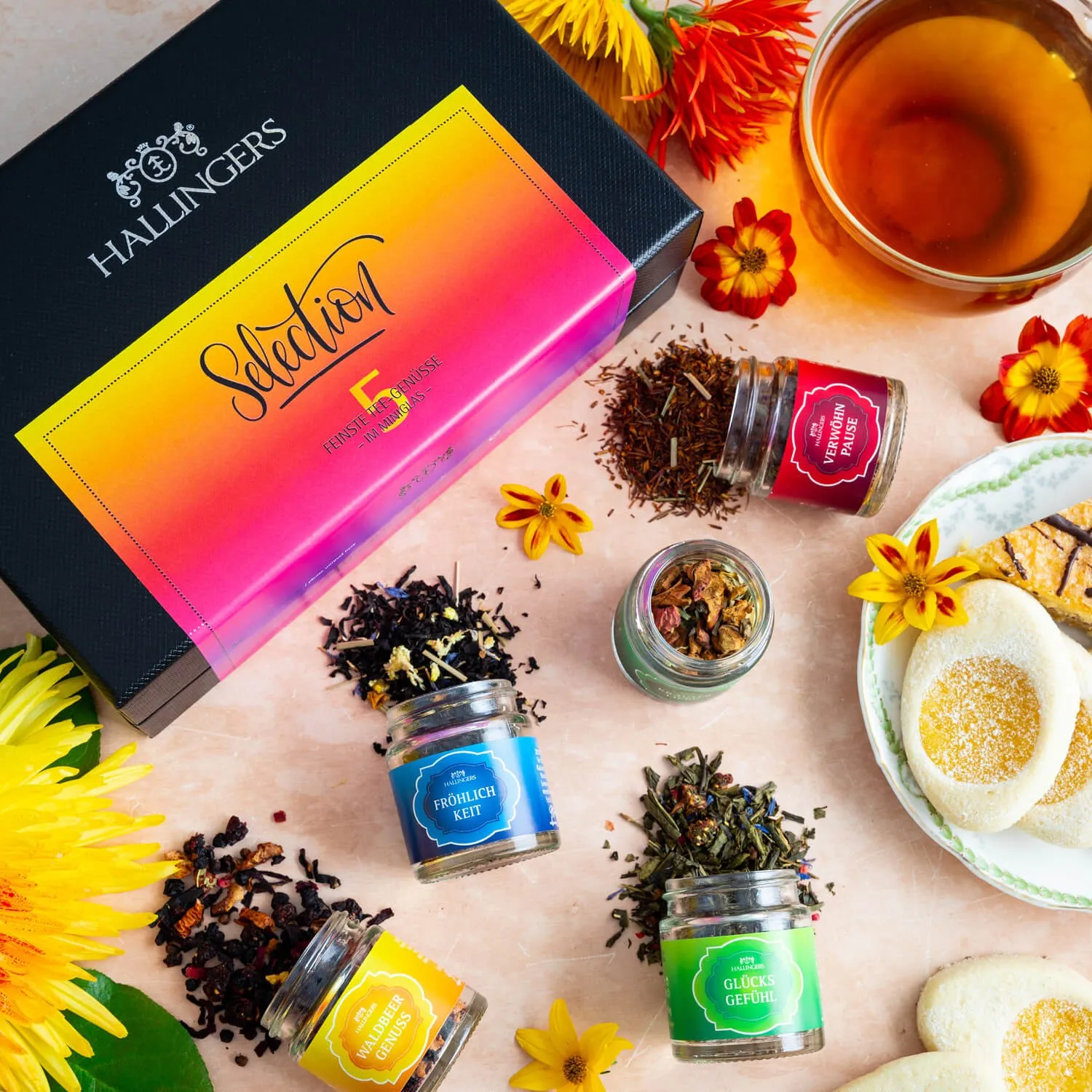 Ein wunderschönes Teegeschenkset für alle Teeliebhaber!