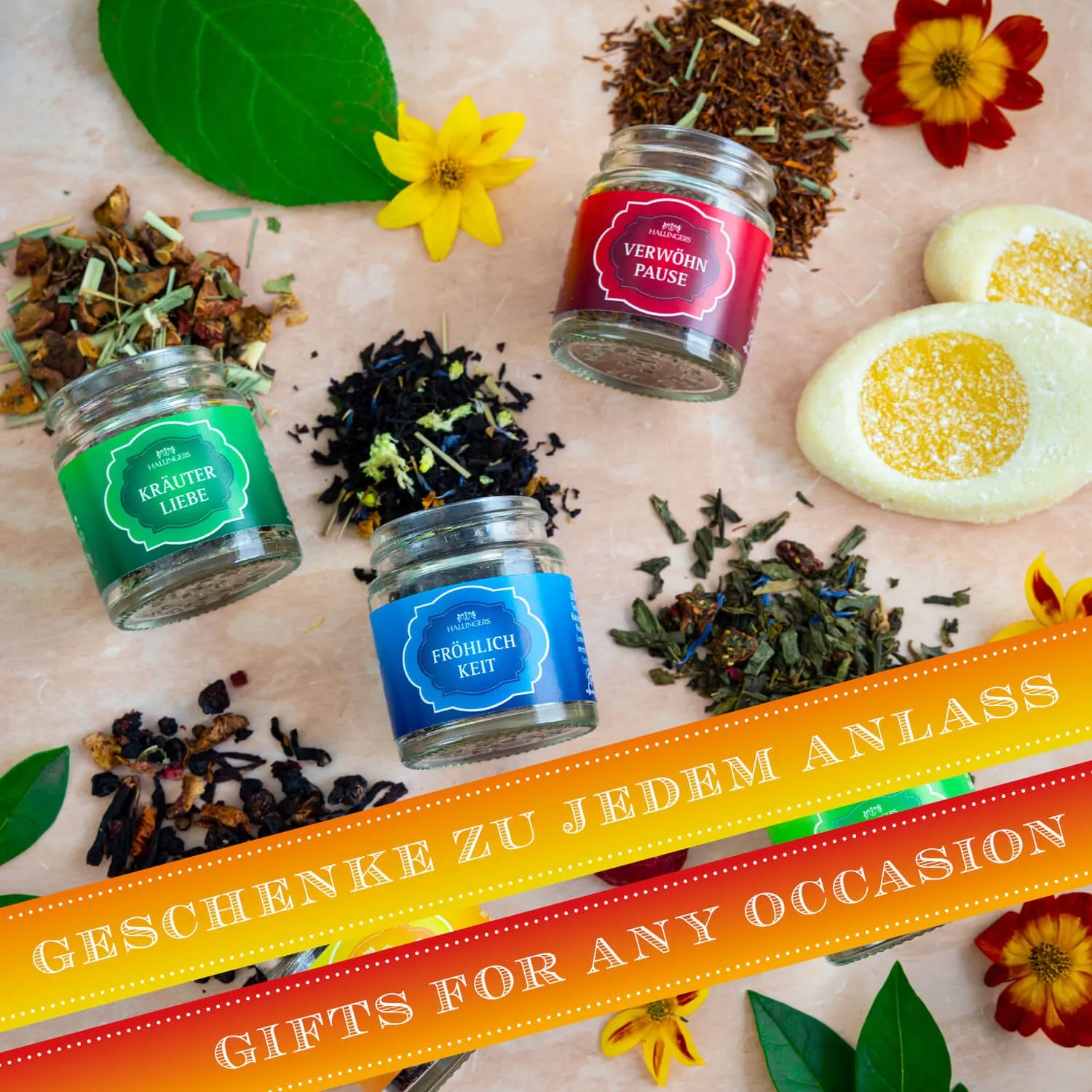 Sag Entschuldigung mit einem hochwertigen Tee-Geschenkset