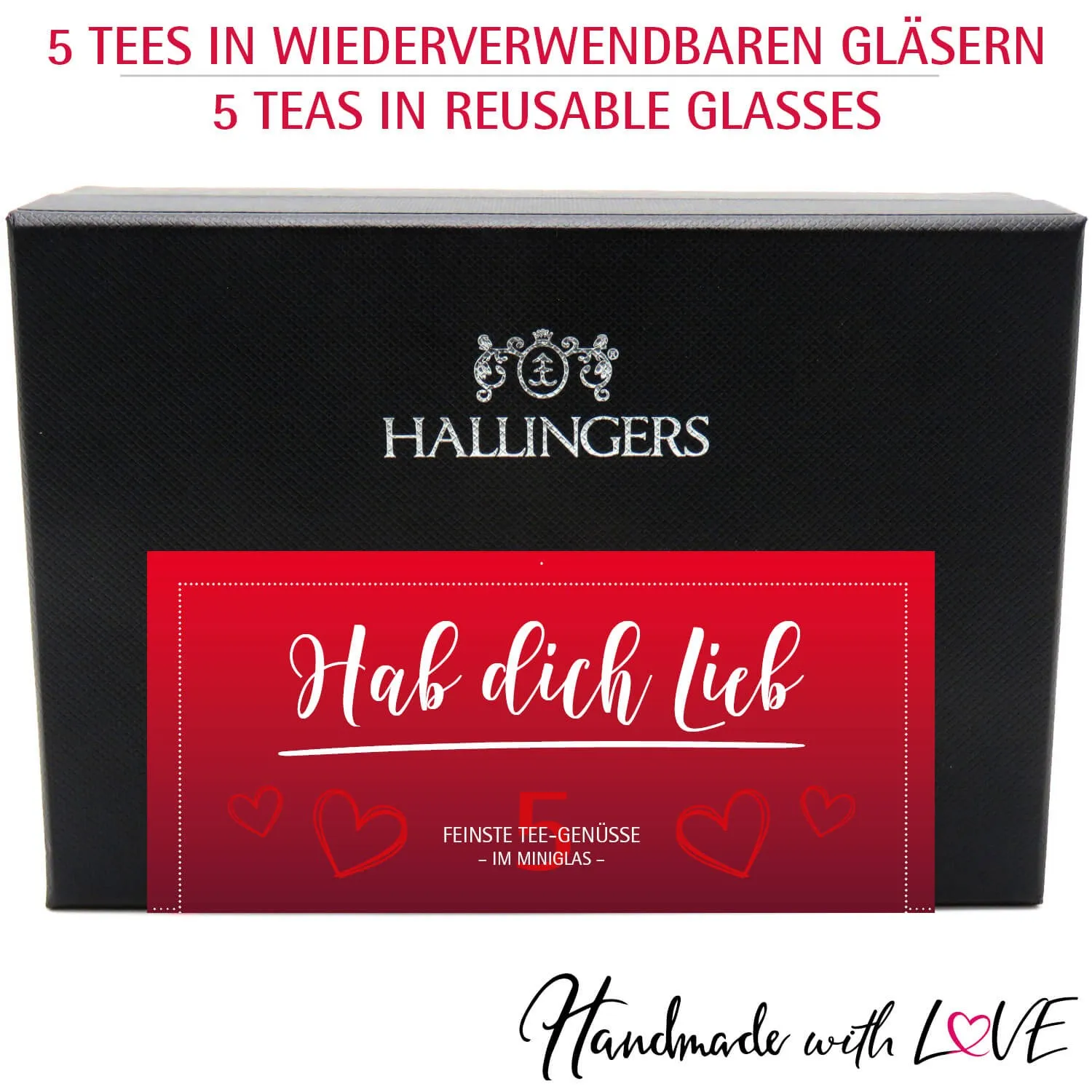 Hab dich lieb Red (5 Früchte-Tees im Glas)
