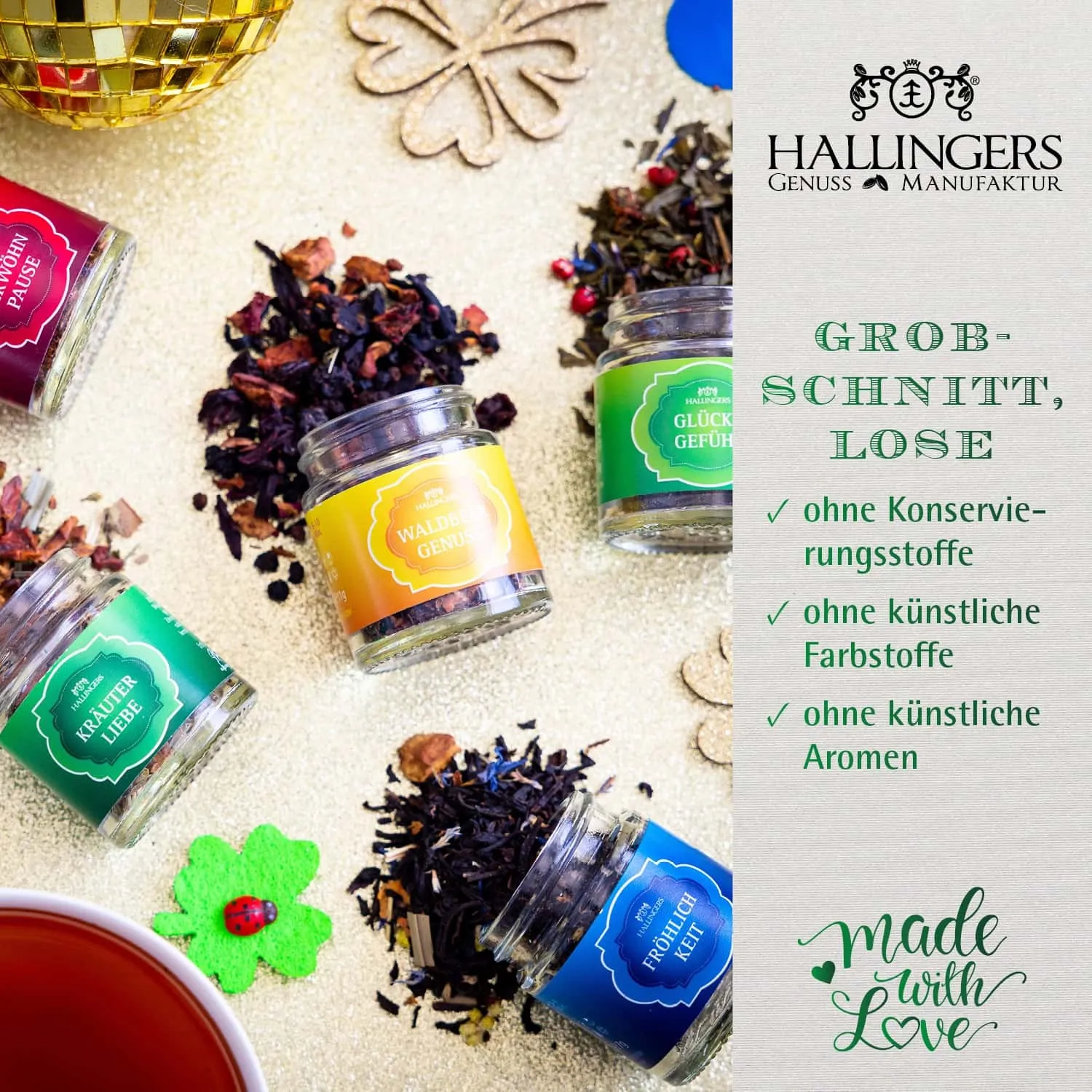 Mit Liebe von Hand verpackt in Oberbayern!