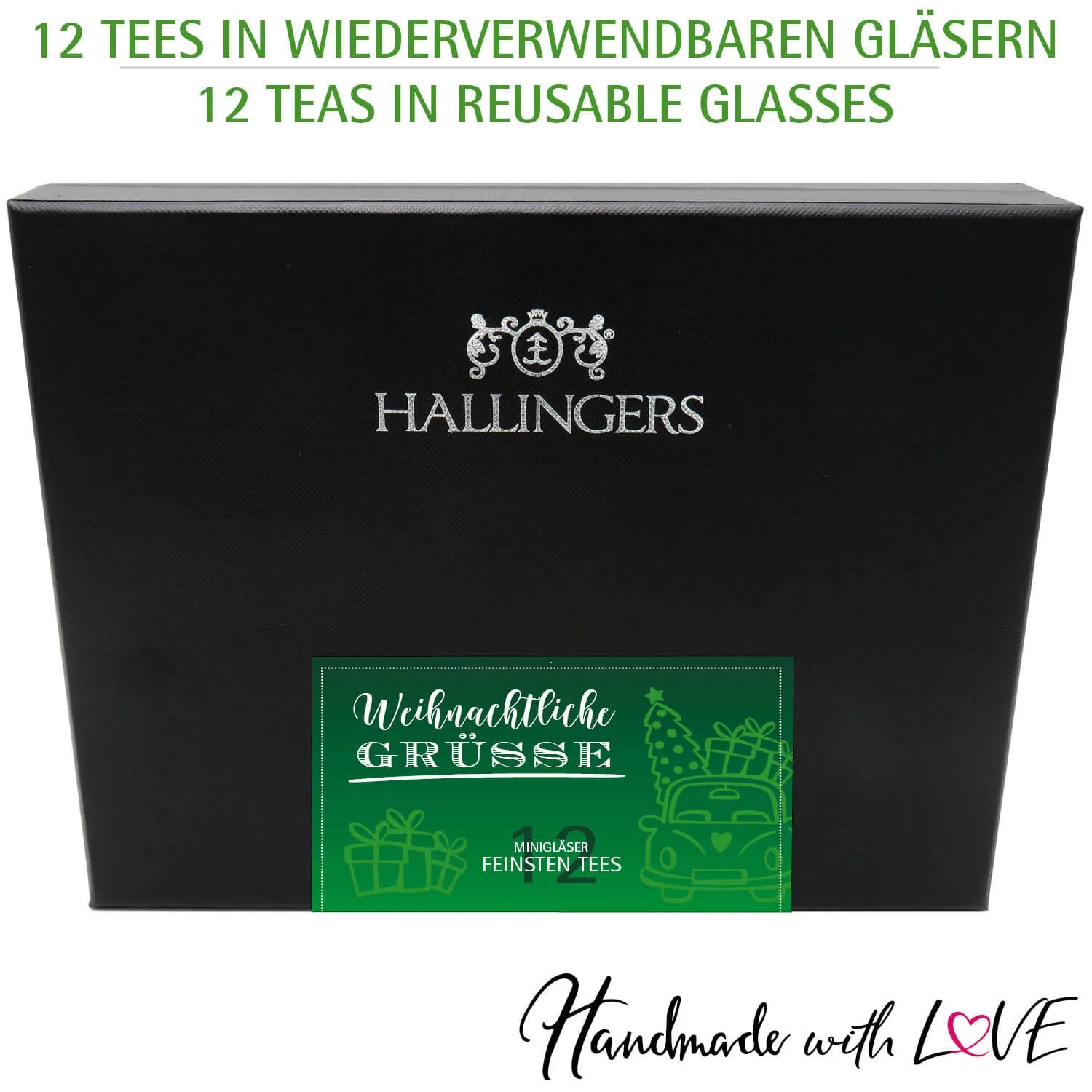 Weihnachtliche Grüße (12 Winter-Tees im Glas)